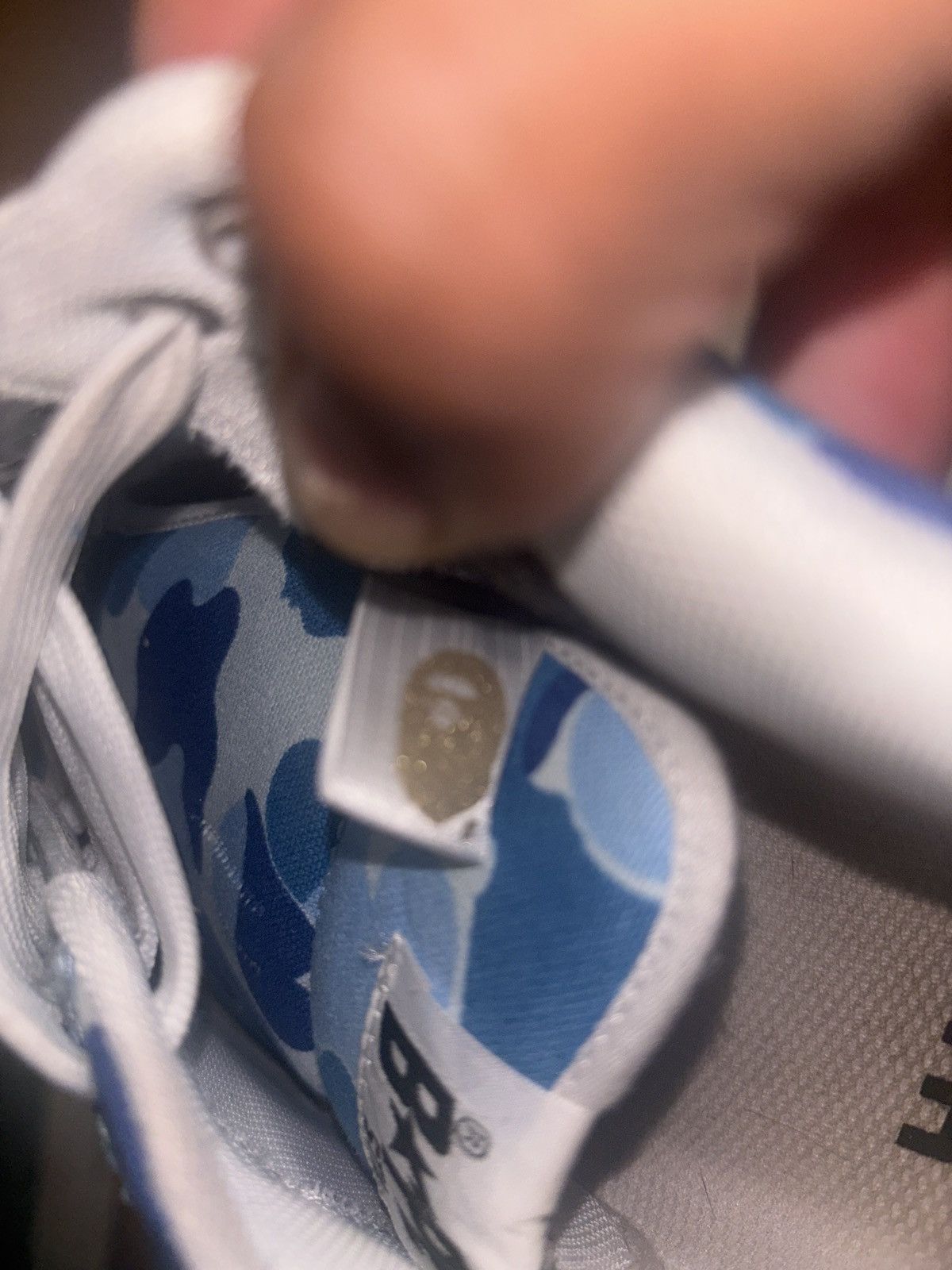 Bape ABC CAMO BLUE BAPESTA Size US 11 / EU 44 - 6 Thumbnail