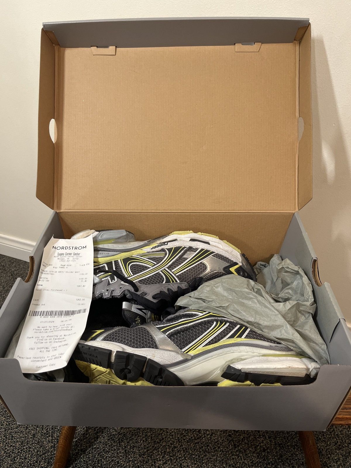 Balenciaga Runners in Gray/Yellow Size US 10 / EU 43 - 16 Thumbnail