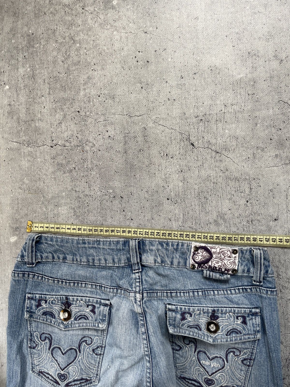 Jean punk grunge washed faded y2k bootcut jeans Size US 34 / EU 50 - 10 Thumbnail
