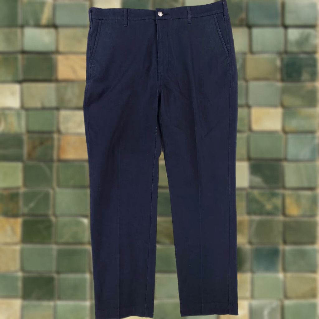 Levi's Levi's Sta-Prest Premium Pants Blue Mens 38 Regular Pants Chino 31 Inseam 38 x 32 (Actual 38 x 30.5) Size US 38 / EU 54 - 1 Thumbnail