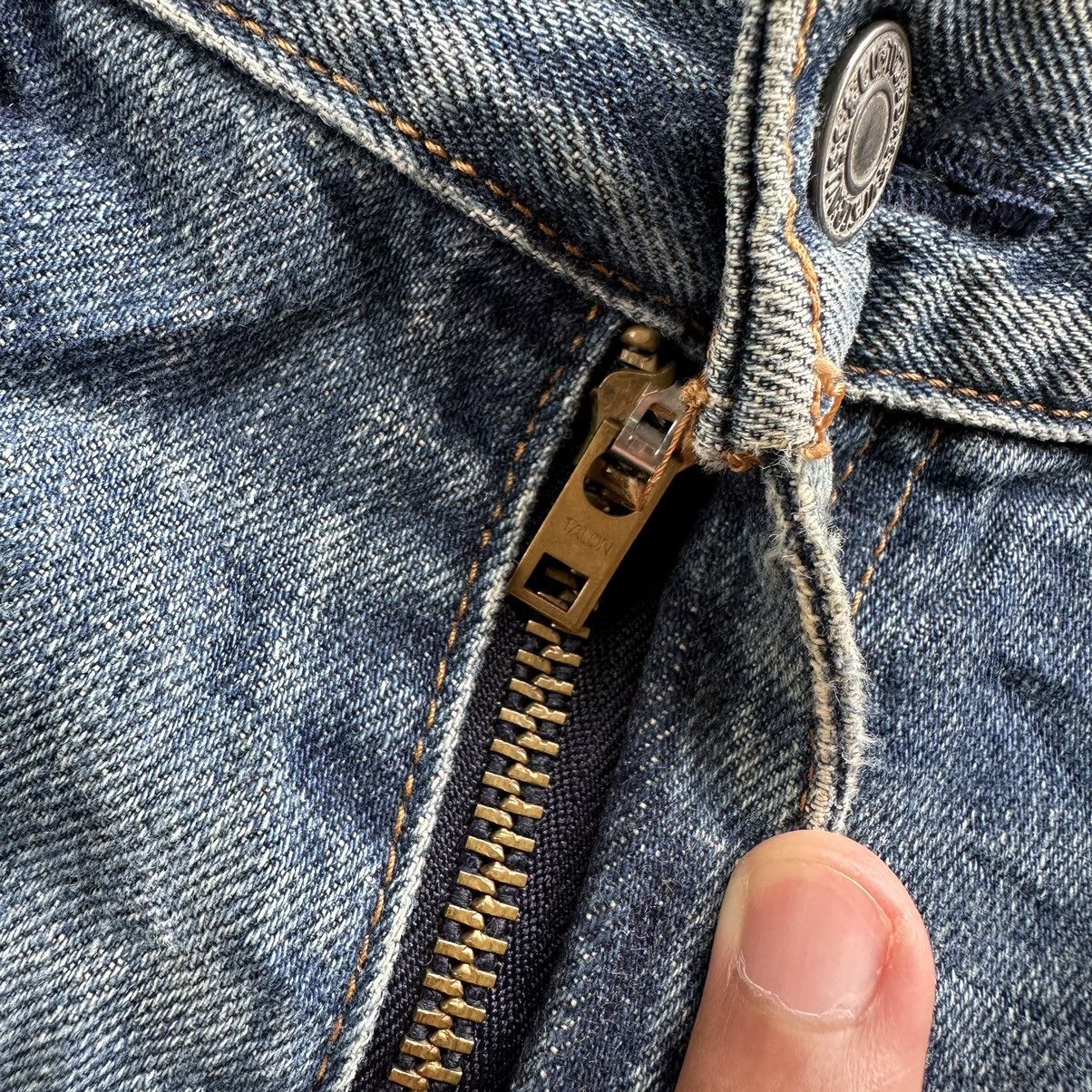 Japanese Brand Vtg🔥Levi’s 502 Talon Selvedge Distressed Faded Denim Jean Size US 30 / EU 46 - 7 Thumbnail