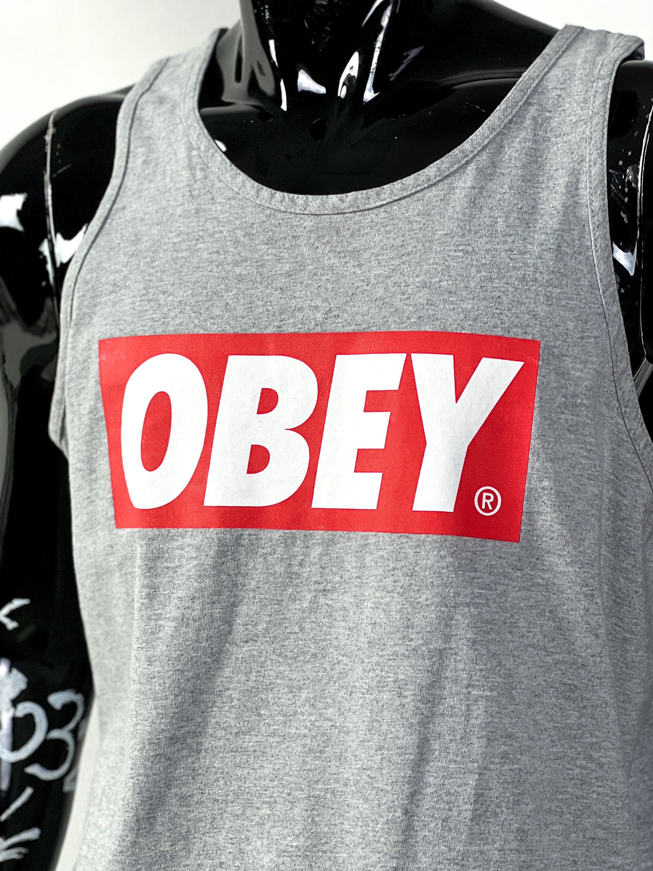 Obey OBEY sleeveless t-shirt Size US XXL / EU 58 / 5 - 2 Thumbnail