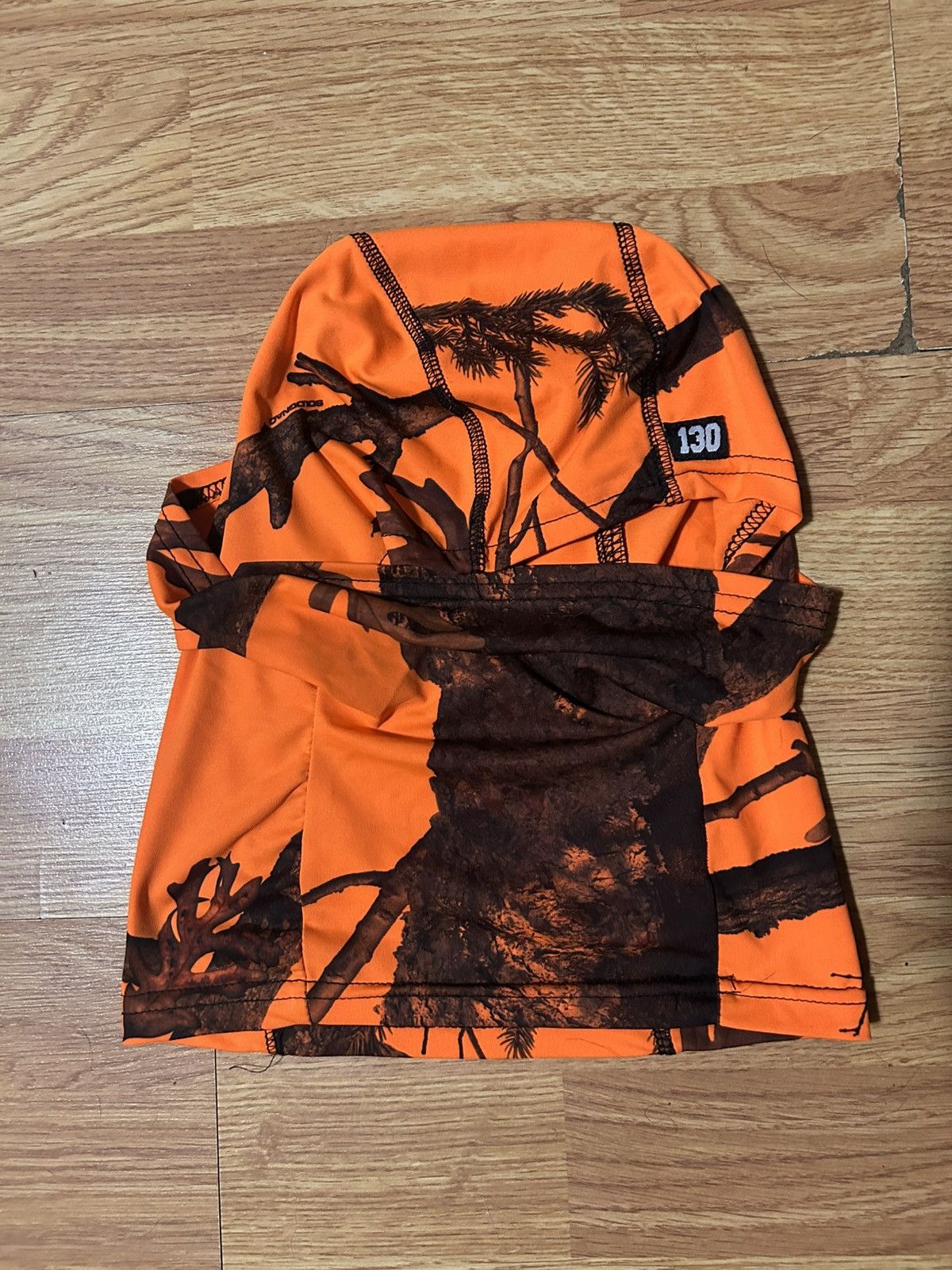 130 World 130 work orange camo ski masj Size 34 - 2 Thumbnail