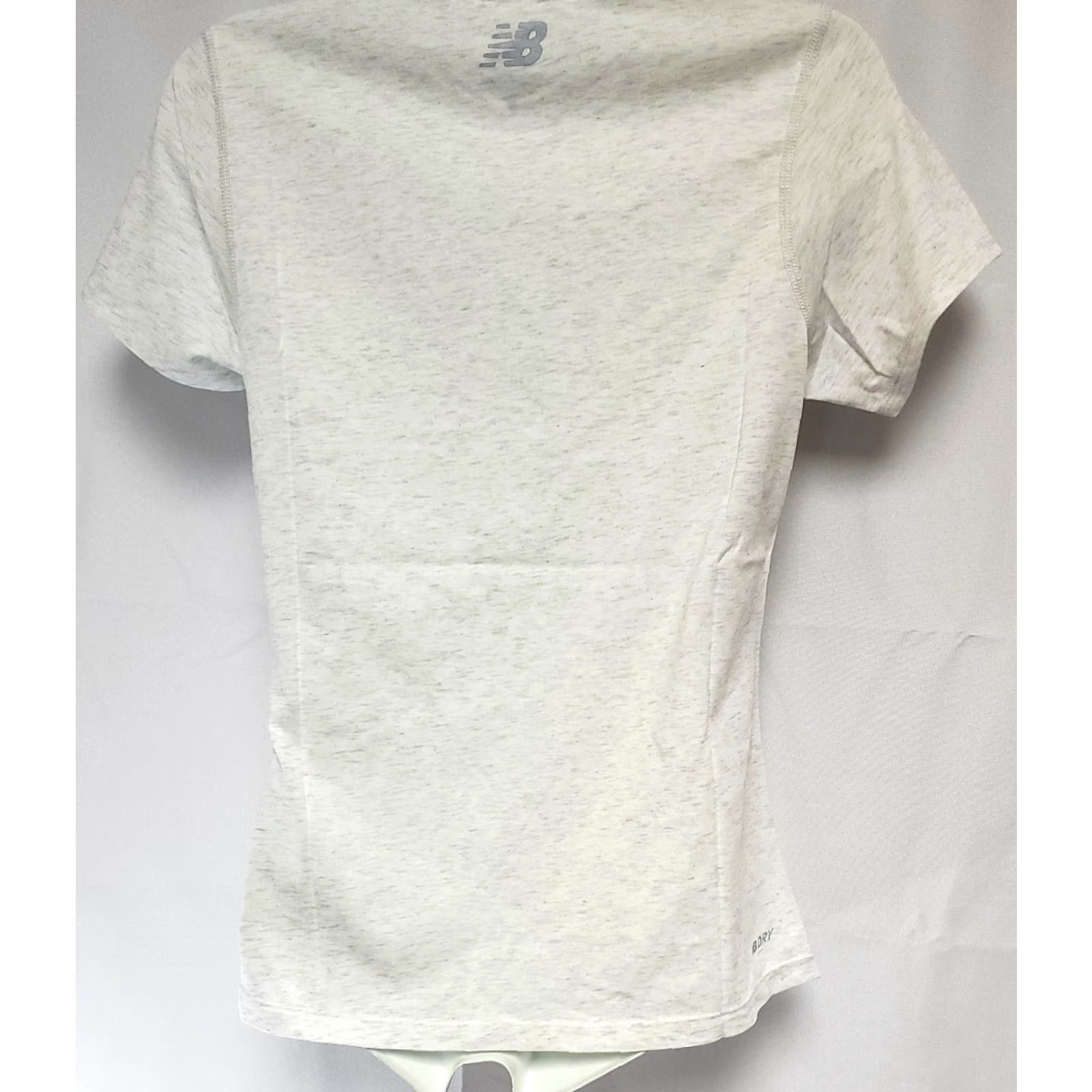 New Balance Womens New Balance Tee Shirt Athletic Heather Grey NB Dry WT73123 SAH Heathertech Crew Short Sleeve S Womens Size S / US 4 / IT 40 - 2 Thumbnail