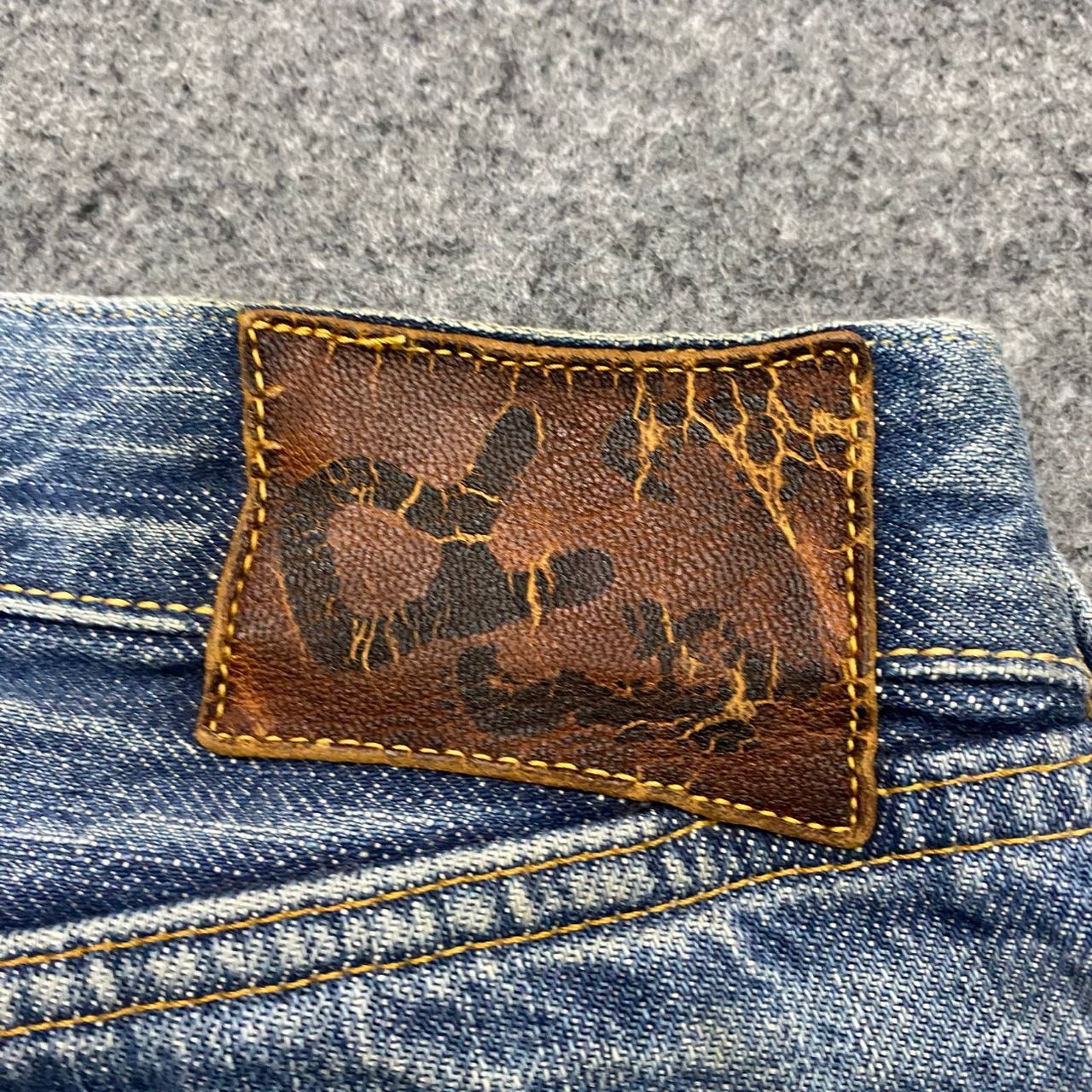 45rpm 💥Best Offer💥Vintage 45RPM Selvegde Distressed Denim Size US 30 / EU 46 - 16 Thumbnail