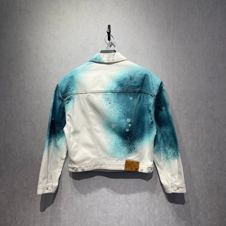 Louis Vuitton Louis Vuitton Ink tie-dyed starry sky denim jacket Size US M / EU 48-50 / 2 - 2 Thumbnail