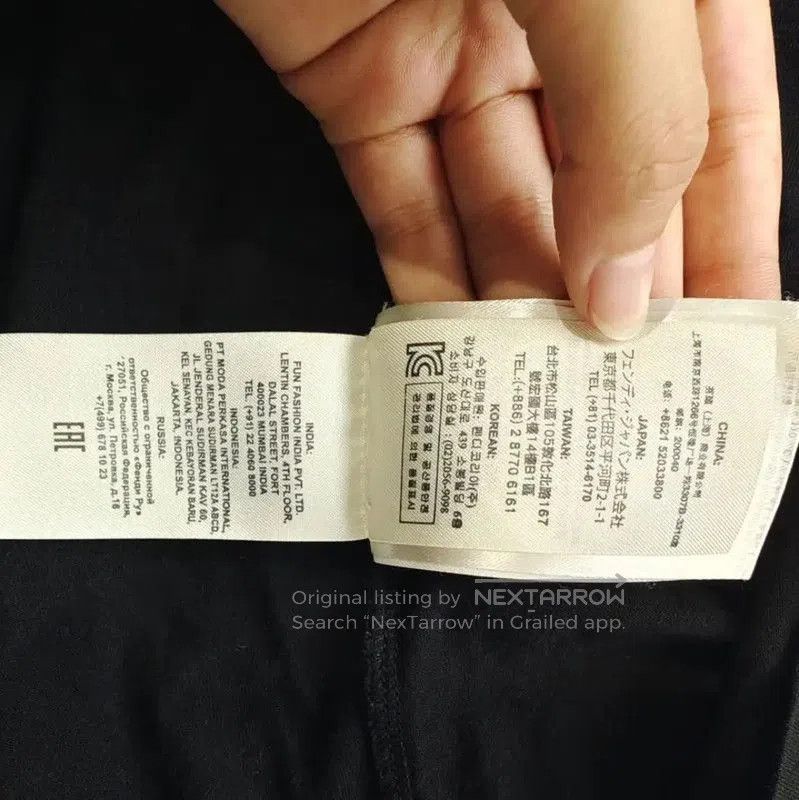 Fendi Fendi Black Cotton T-Shirt for Women . Size XL / US 12-14 / IT 48-50 - 8 Thumbnail
