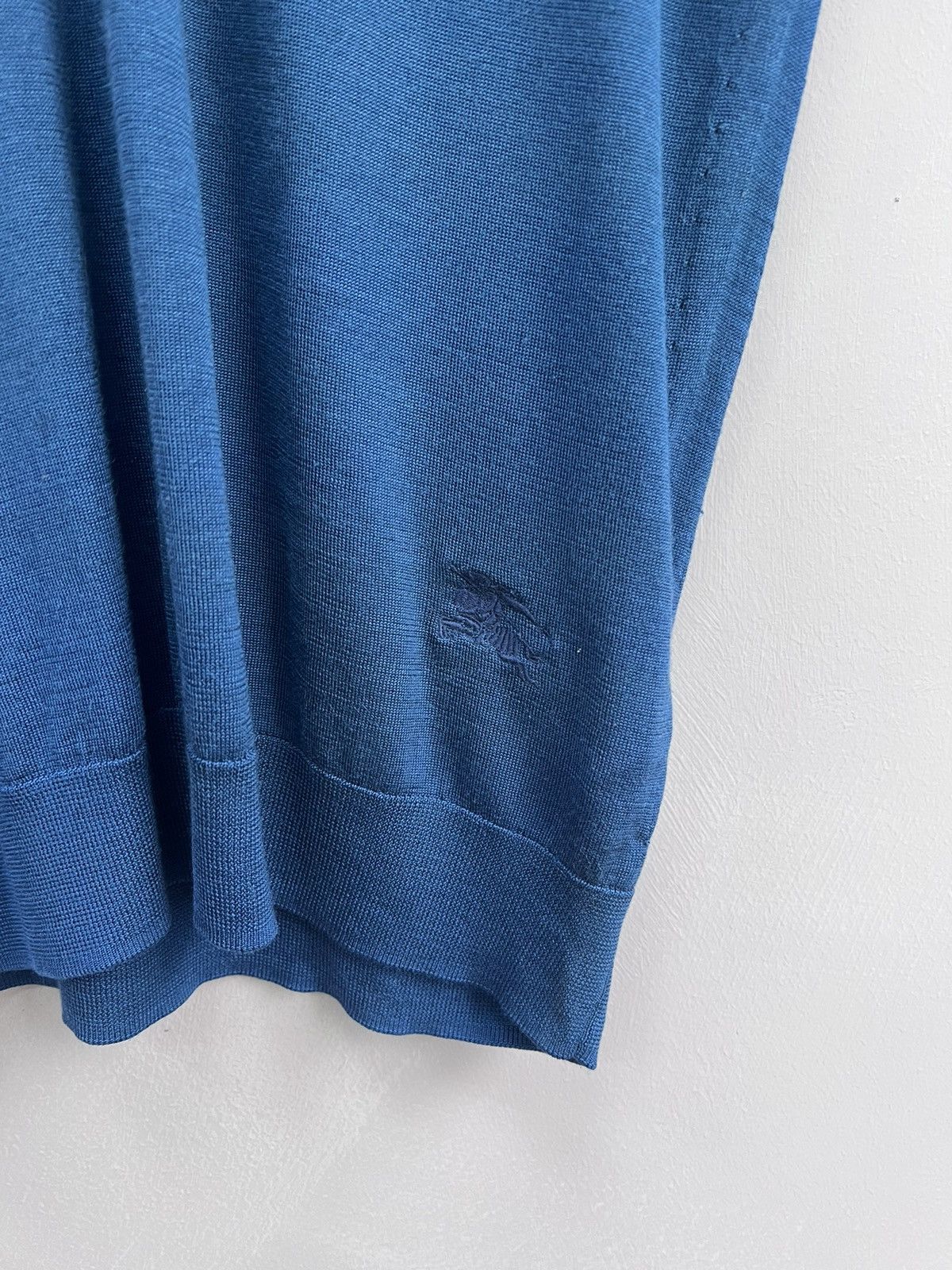 Burberry × Designer × Vintage Burberry Silk Polo T-Shirt & Nova Check Old money Size US M / EU 48-50 / 2 - 5 Thumbnail