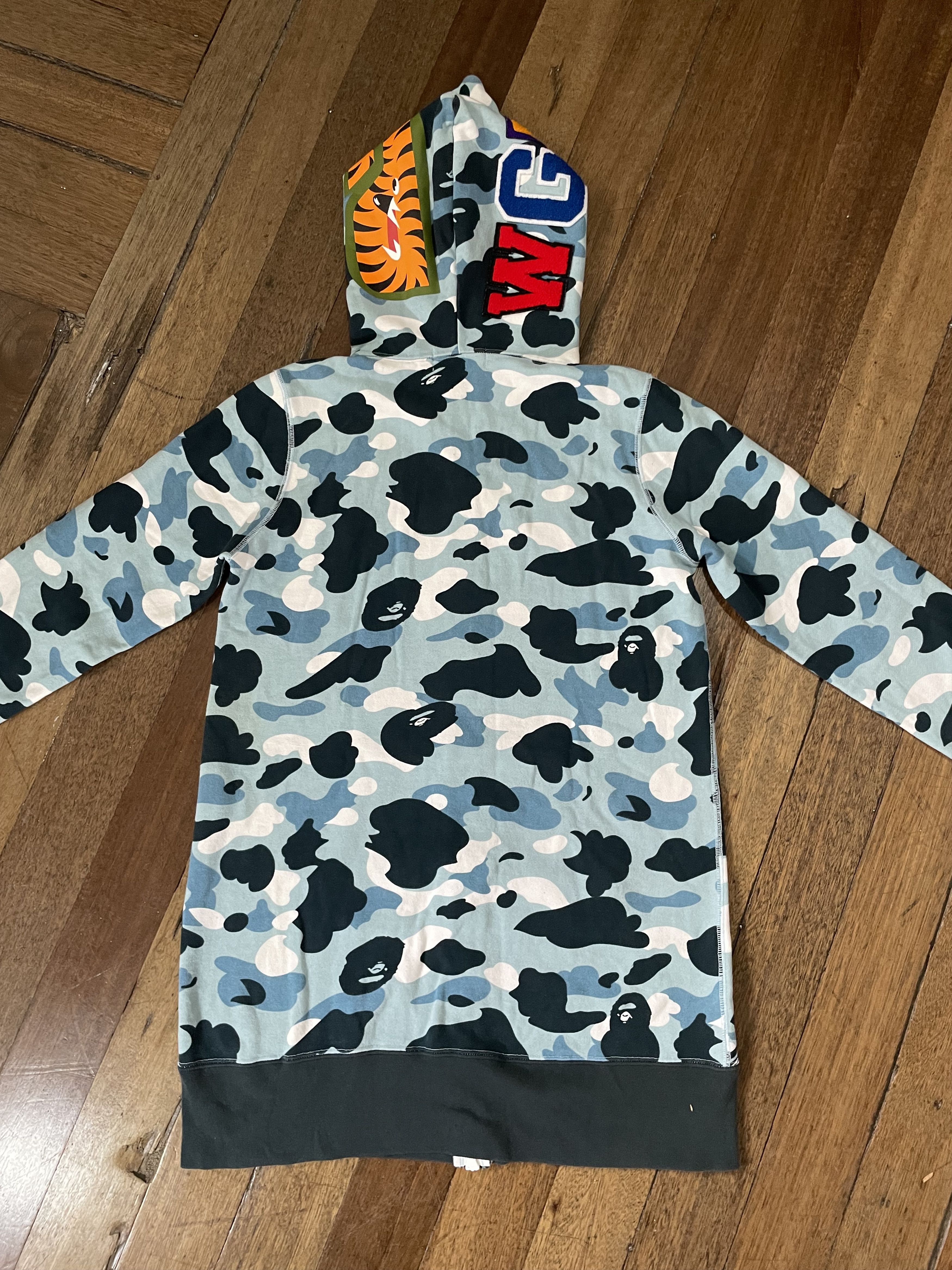 Bape BAPE MARINE CAMO SHARK ZIP Dress ONEPIECE - 2018 Size XS / US 0-2 / IT 36-38 - 7 Thumbnail