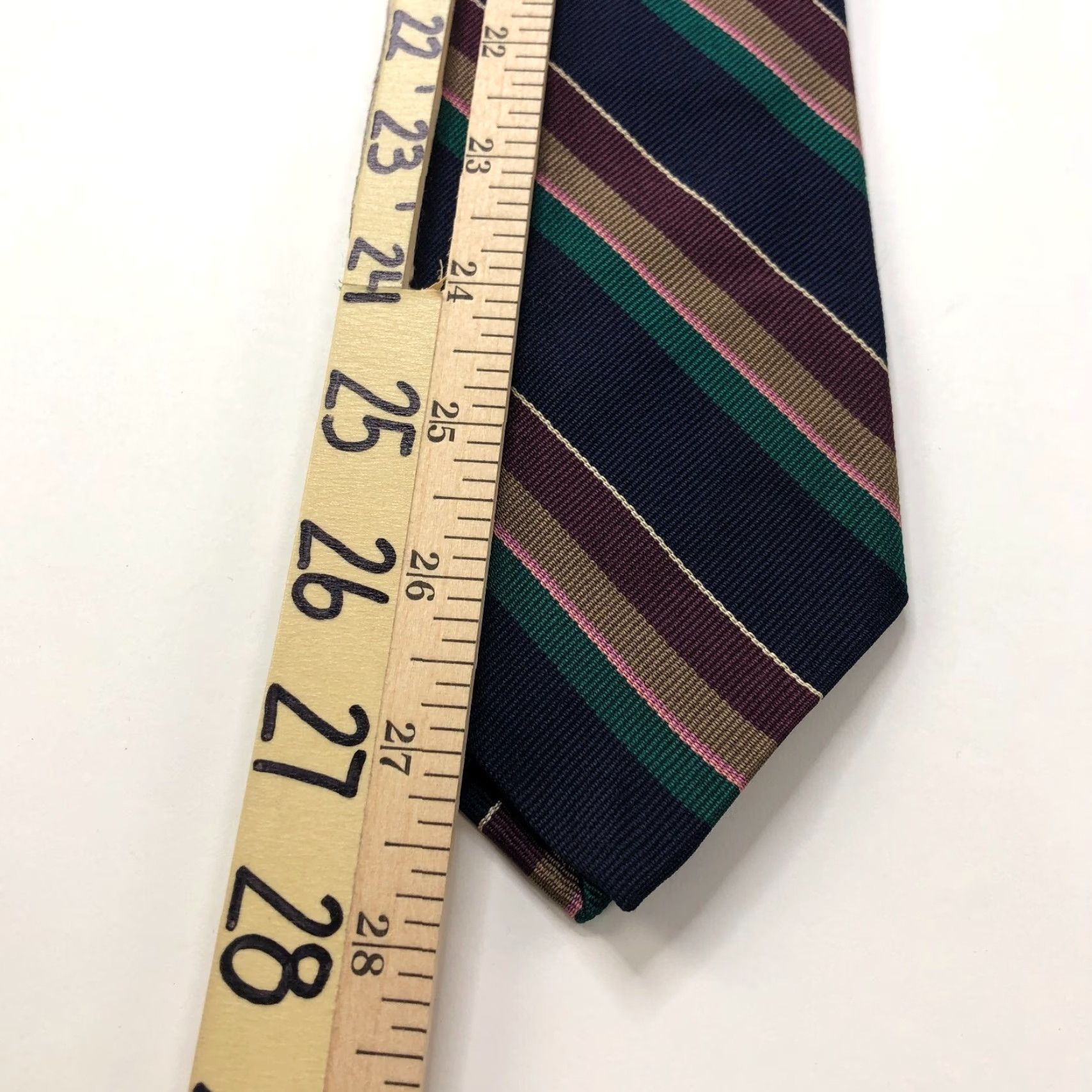 Robert Talbott Robert Talbott Best of Class 100% Silk Neck Tie Men’s Striped 3" / 56 In Size ONE SIZE - 3 Thumbnail