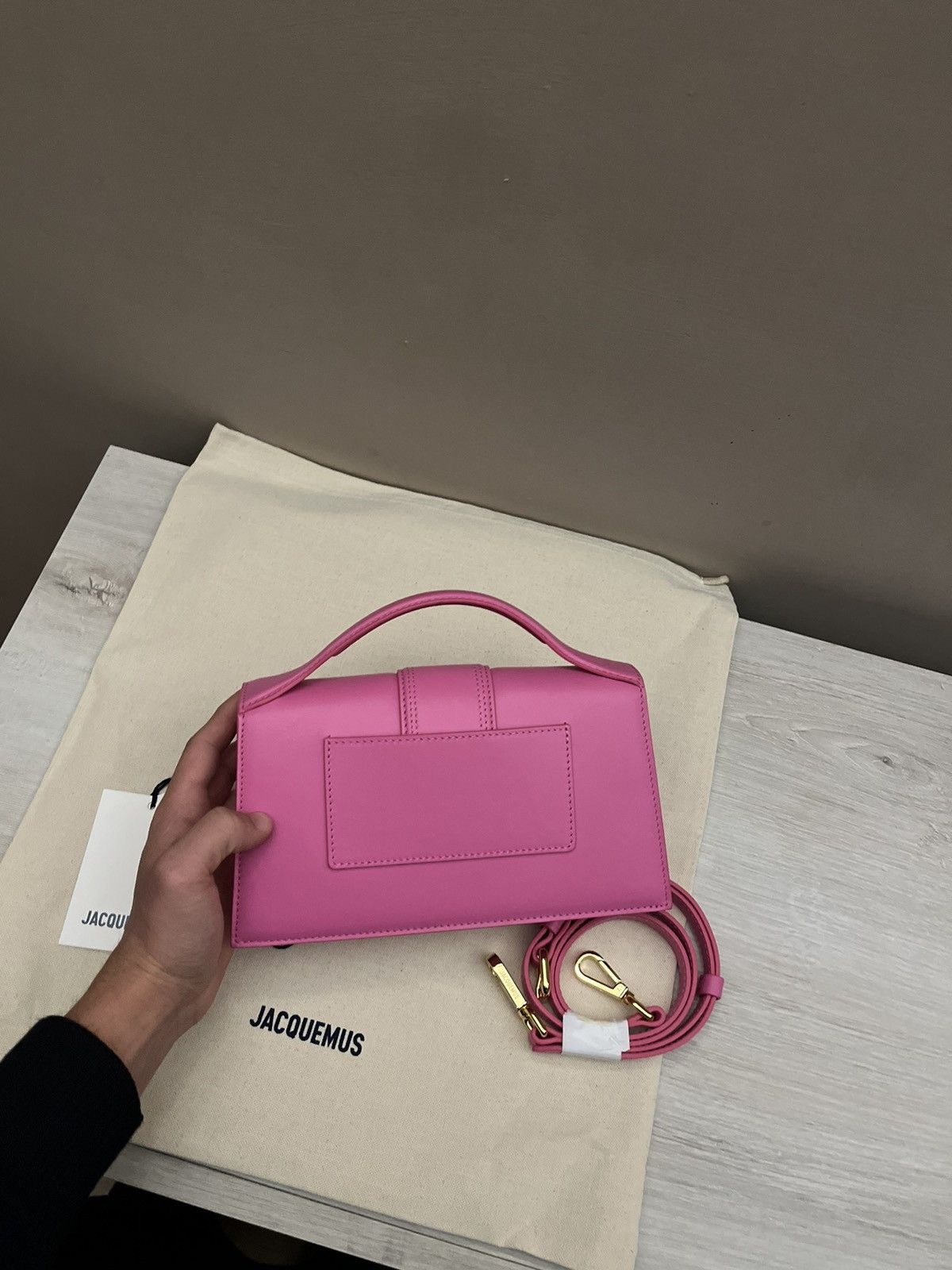 Jacquemus Jacquemus Le Grand Neon Pink Size ONE SIZE - 3 Thumbnail