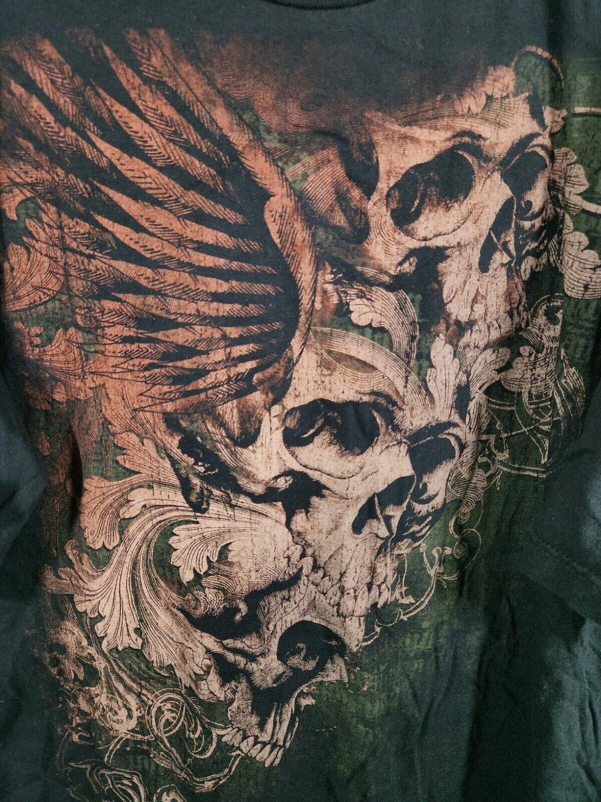 Designer True Nation Skull T-shirt Men’s 1XLT Size US M / EU 48-50 / 2 - 2 Thumbnail
