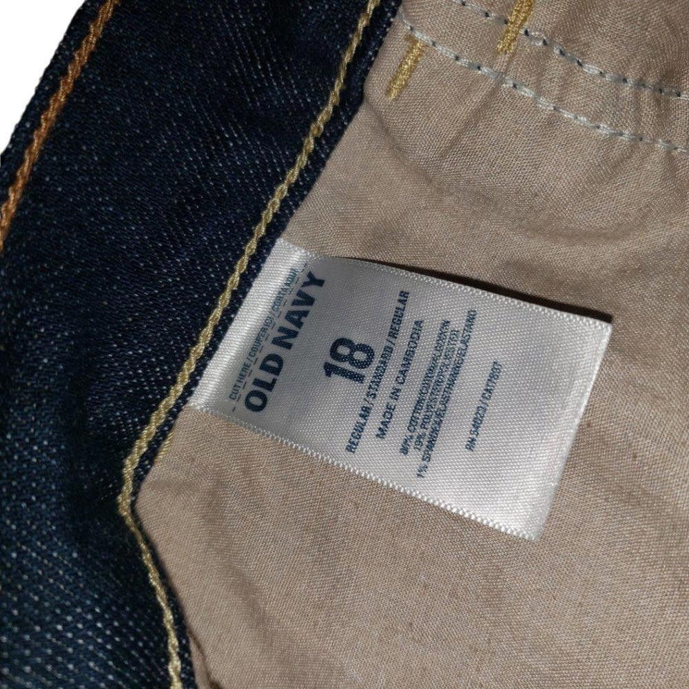 Old Navy CT483a Old Navy Ladies Boot Cut Ladies Dark Denim Jeans 18 Size 40" / US 18 - 3 Thumbnail