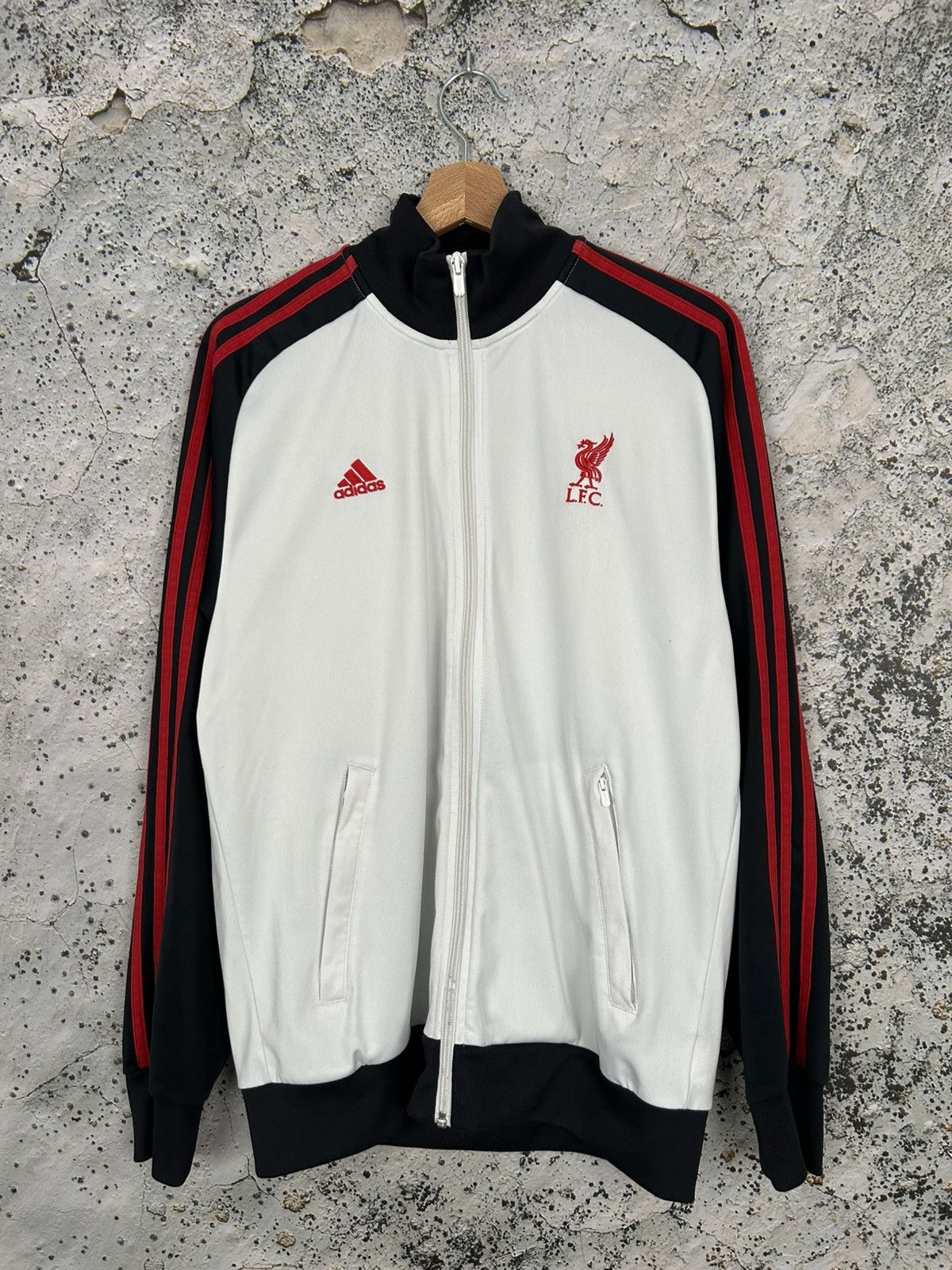 Adidas Liverpool FC Adidas Sweatshirt Zip Sport Football Soccer Size US M / EU 48-50 / 2 - 1 Thumbnail