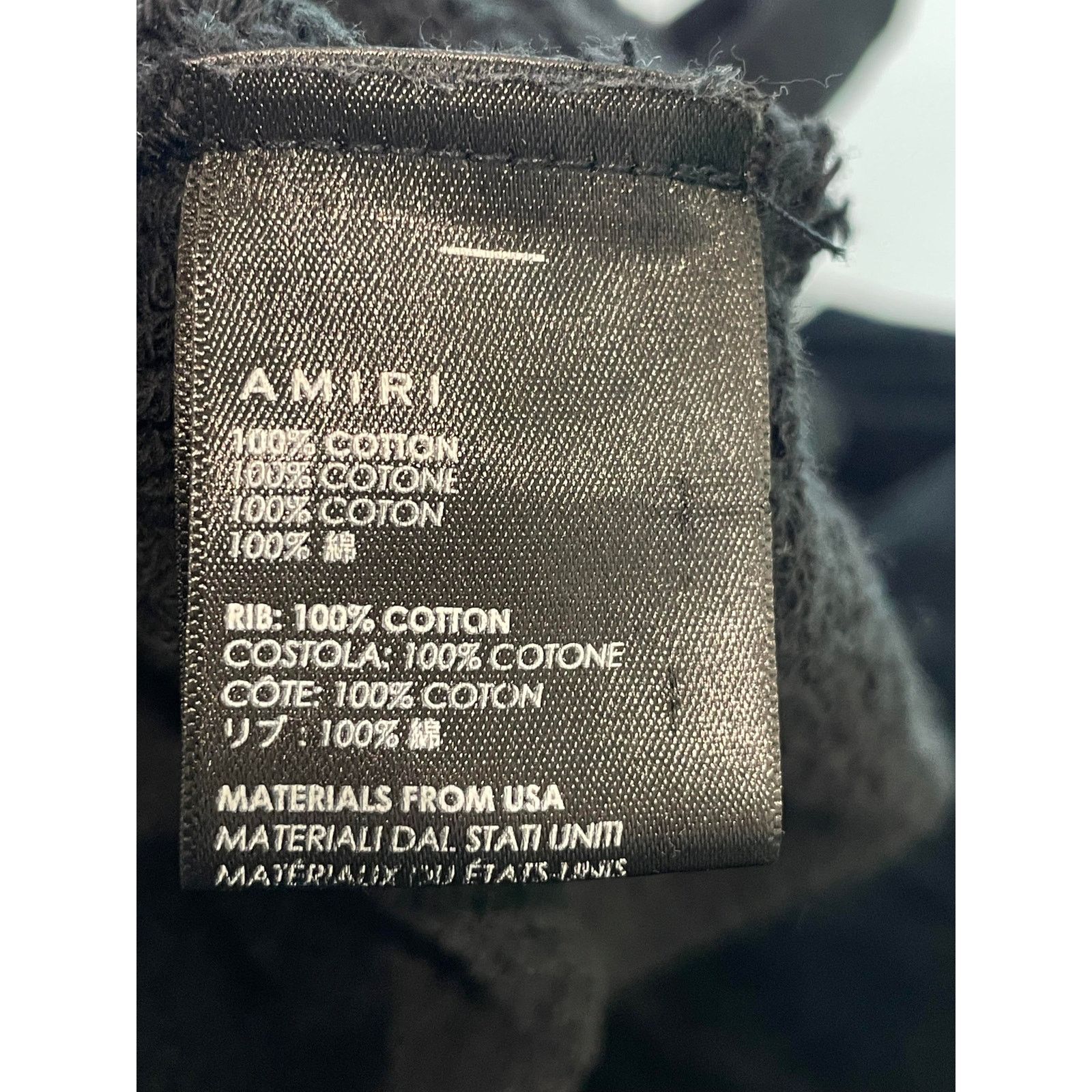 Amiri Amiri 'Pitbull' Black Crewneck Size US XL / EU 56 / 4 - 3 Thumbnail