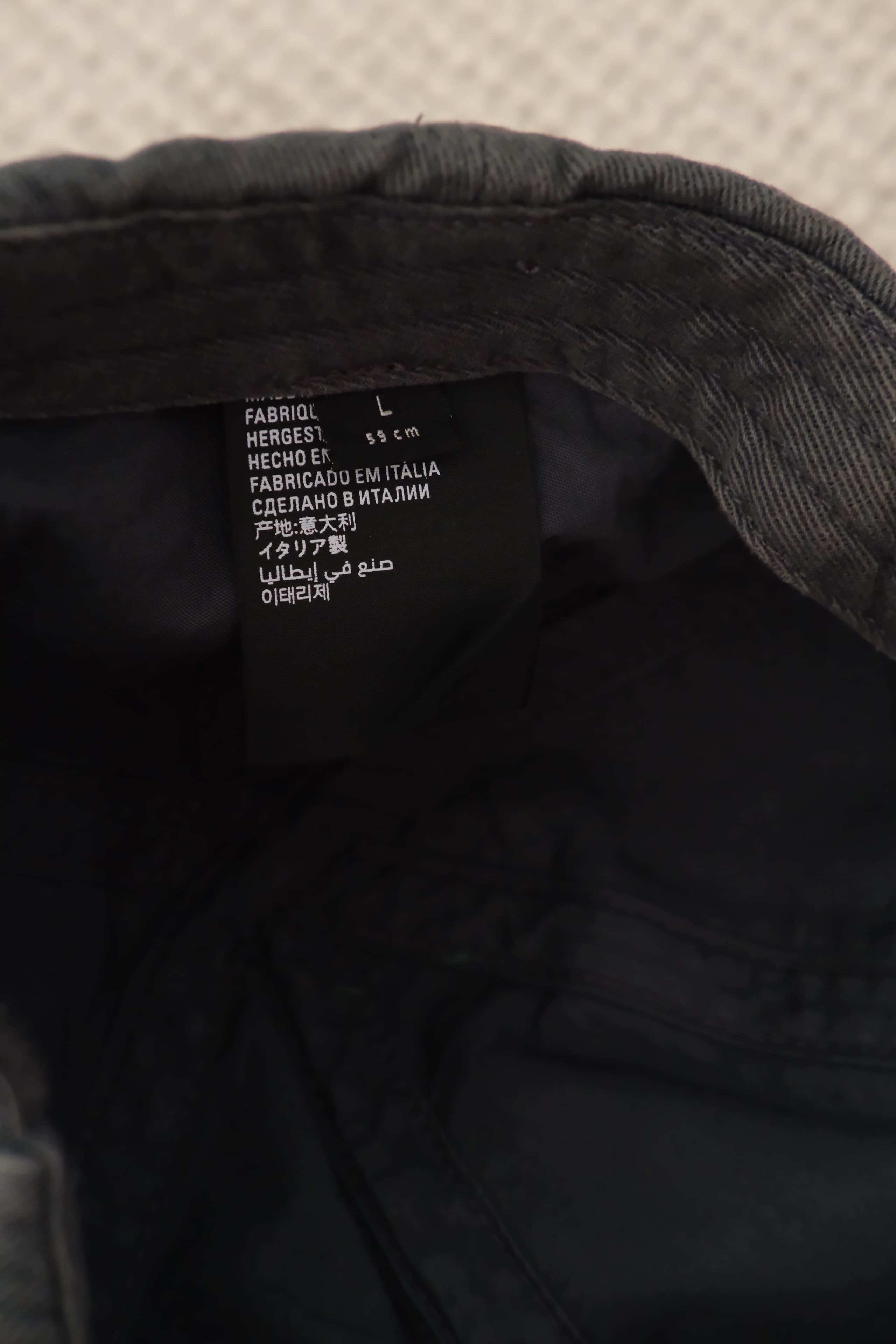 Balenciaga BB Sprayed Cap in dark grey Size ONE SIZE - 7 Thumbnail