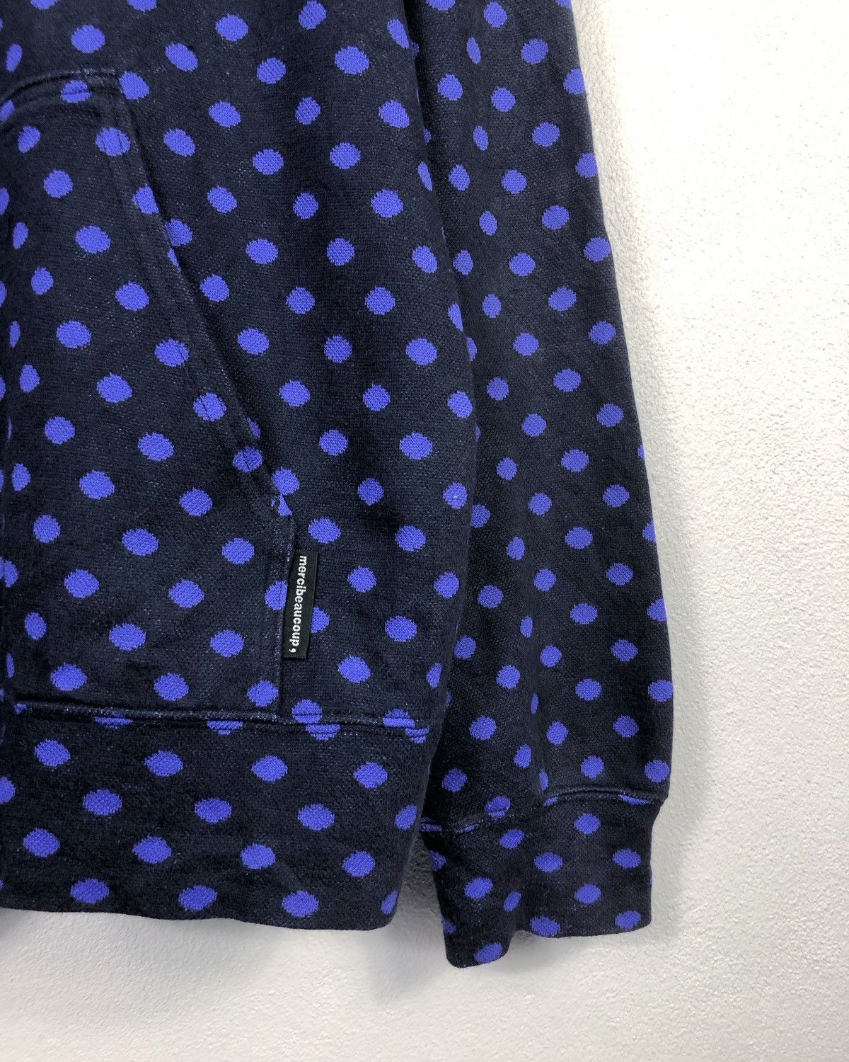 Issey Miyake × mercibeaucoup Rare Mercibeaucoup Issey Miyake Polka Zipper Sweatshirt Size US S / EU 44-46 / 1 - 5 Thumbnail