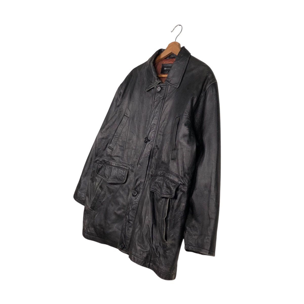 Japanese Brand 📌Vintage Biker Leather Jacket Takashimaya Issey Miyake Size US S / EU 44-46 / 1 - 3 Thumbnail