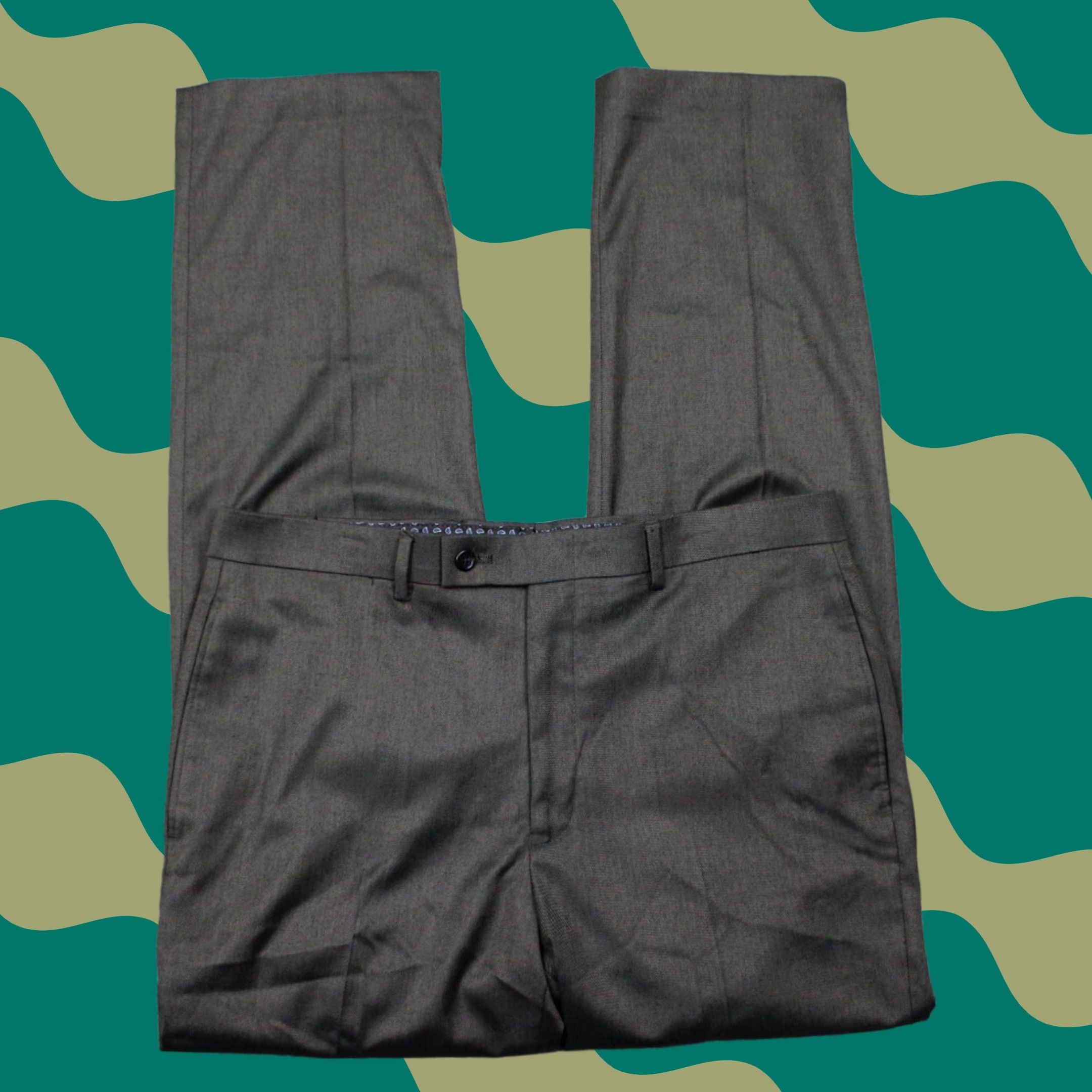 Ralph Lauren LAUREN Ralph Lauren Dress Pants Mens 34x32 Brown Flat Front Poly/Rayon Stretch Dress Pants Regular Mens Brown Size US 34 / EU 50 - 1 Thumbnail