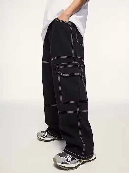 VIBE Multi Pocket Baggy Cargo Denim Size US 32 / EU 48 - 1 Thumbnail