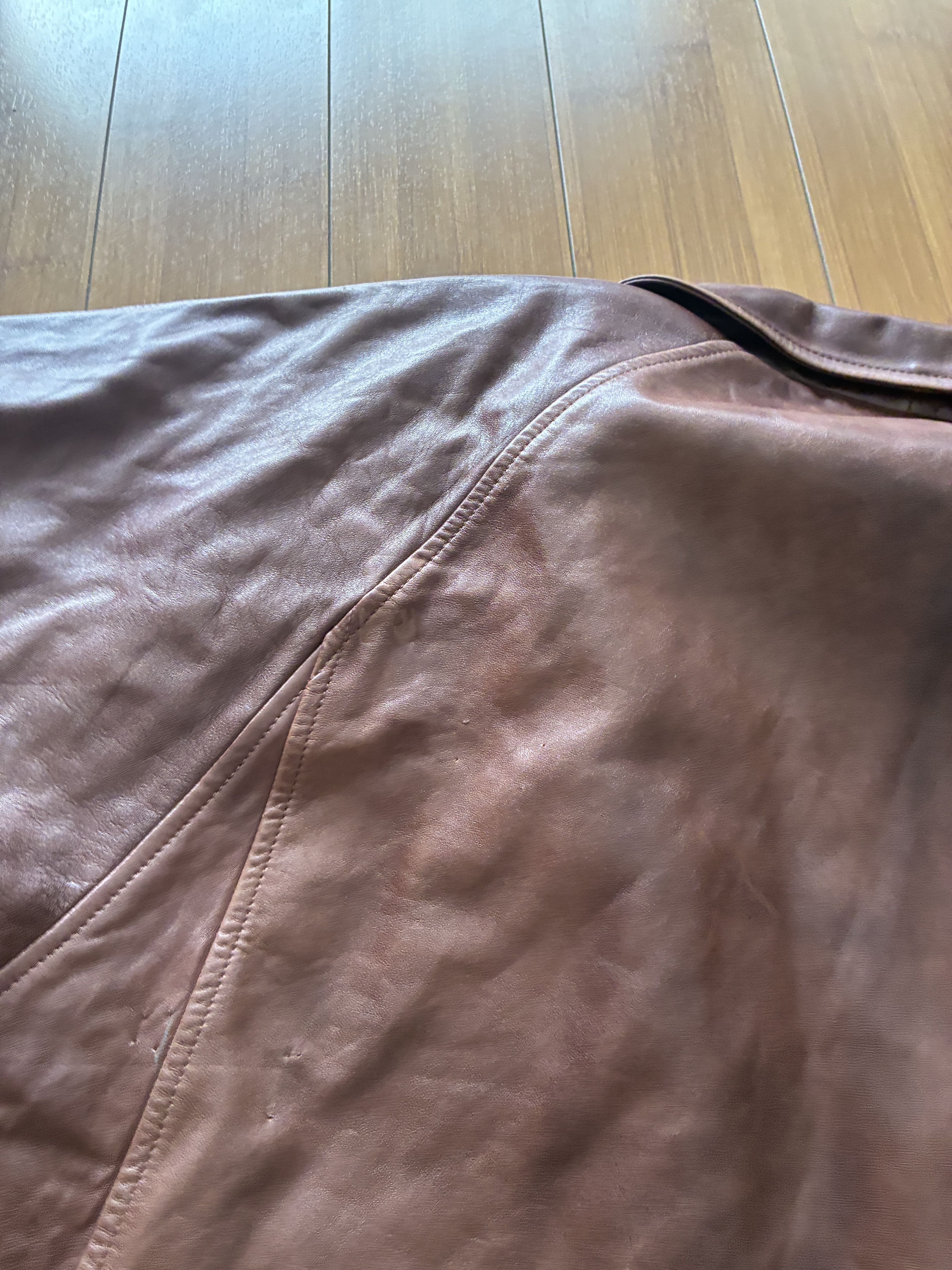 Frame FRAME Double-breasted lamb leather jacket Brown Small Size S / US 4 / IT 40 - 9 Thumbnail