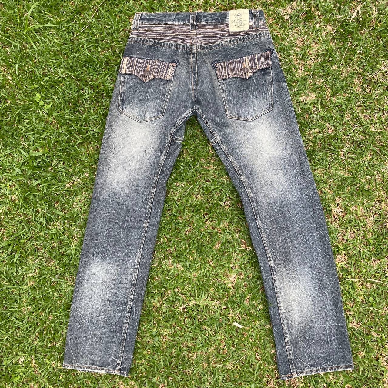image of Vintage Dominate Handcrafted Jeans Black Flare, Men's (Size 32)