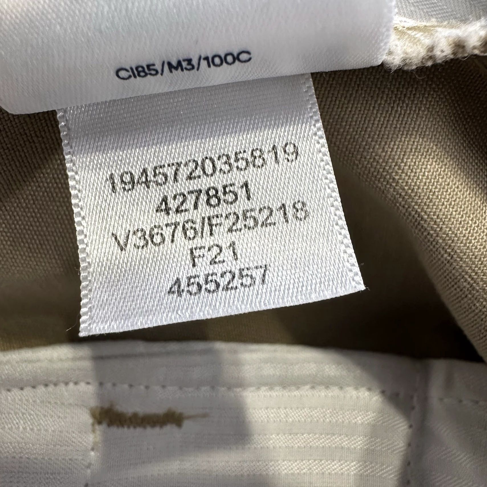 Lands' End Lands' End Khakis Pants Mens 34x32 Beige Beige Khakis Lands' End Pants Mens 34x32 Straight Flat Front Relaxed Cotton 34 32 Navy? Size US 34 / EU 50 - 6 Thumbnail