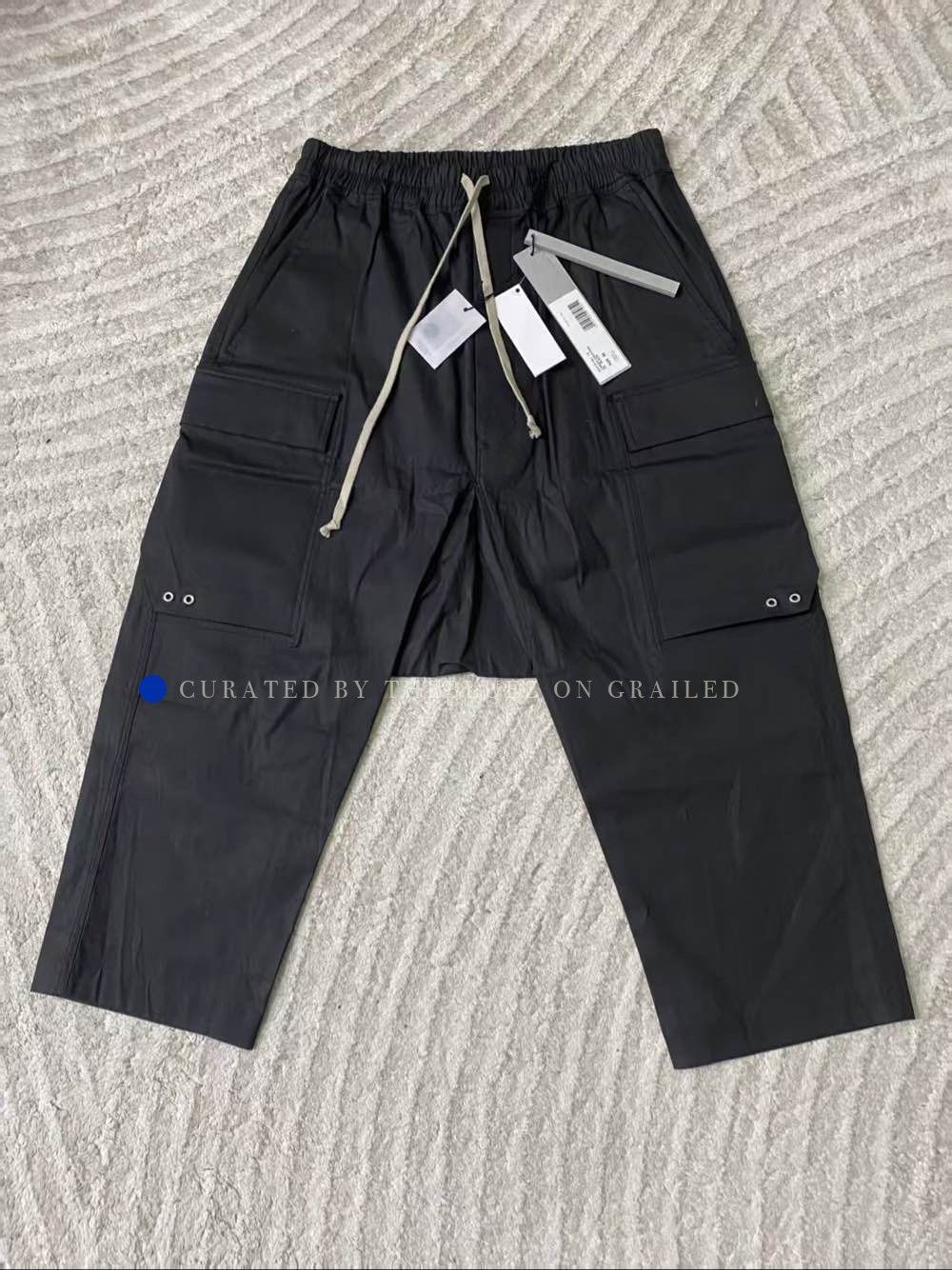 Rick Owens Cropped Cargo Pants RU17S9385-TE | Grailed