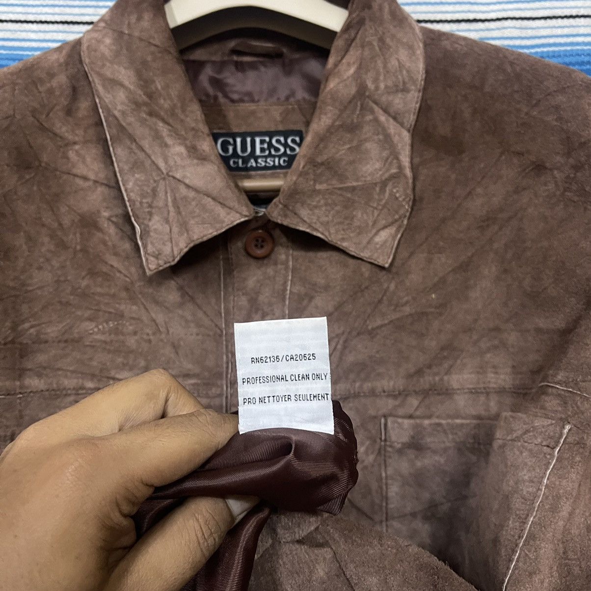 Genuine Leather × Guess × Vintage Vintage GUESS Classic Genuine Leather Shirt Size US S / EU 44-46 / 1 - 7 Thumbnail