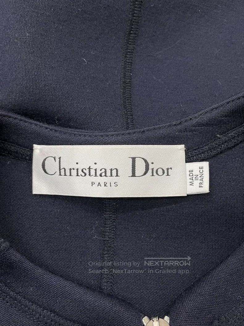 Dior Dior Dark blue bead shield zipper jacket Size XS / US 0-2 / IT 36-38 - 4 Thumbnail