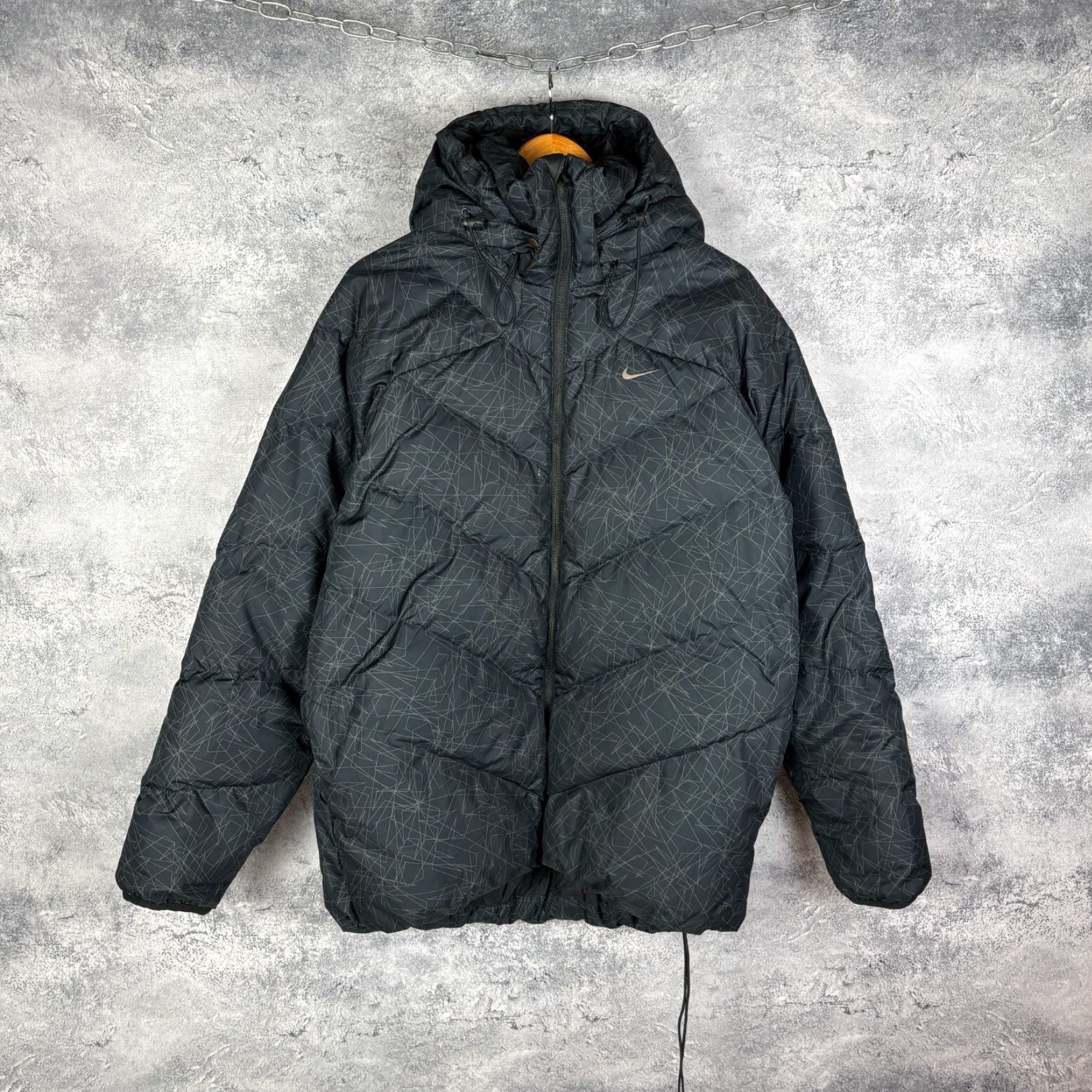 Nike Nike Down Jacket Puffer Blue Polyester Size L Men’s Vintage Jacket Size US L / EU 52-54 / 3 - 2 Thumbnail