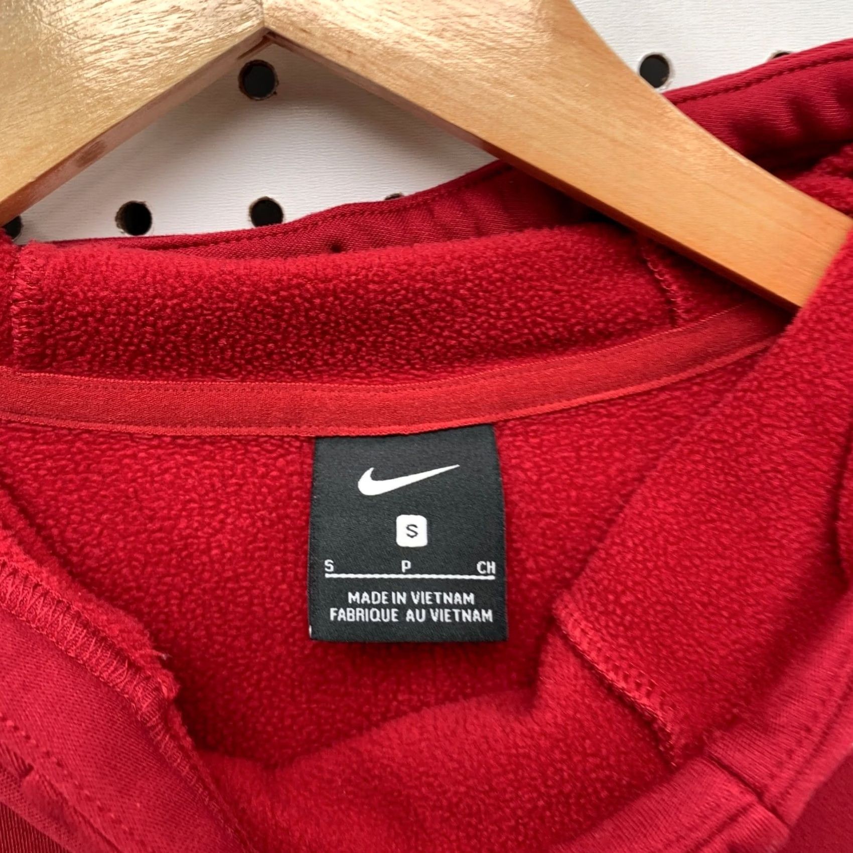Nike Nike Hoodie Mens S Red Just Do It Graphic Pullover Sweatshirt Size US S / EU 44-46 / 1 - 7 Thumbnail
