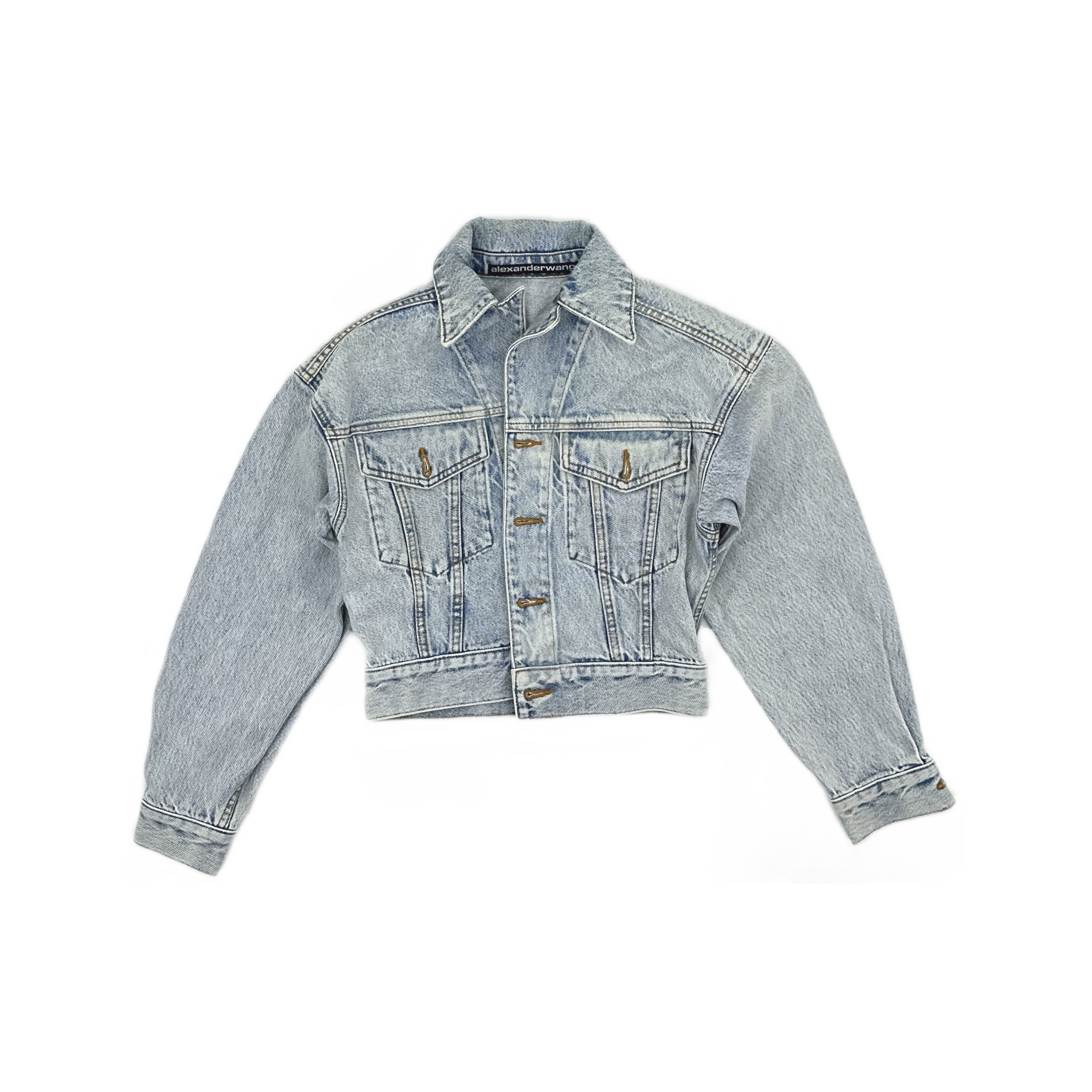 Alexander Wang Alexander Wang Light Wash Denim Jacket Size XS Size XS / US 0-2 / IT 36-38 - 1 Thumbnail