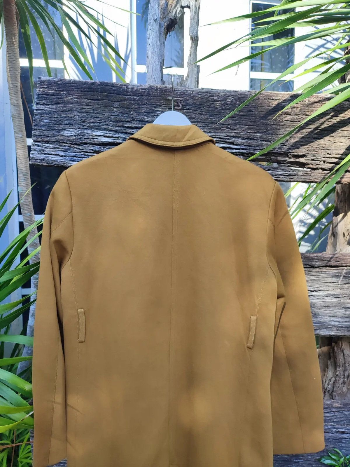 Christophe Lemaire Uniqlo U Camel Brown Minimalist Long Coat – Size L Size US L / EU 52-54 / 3 - 6 Thumbnail