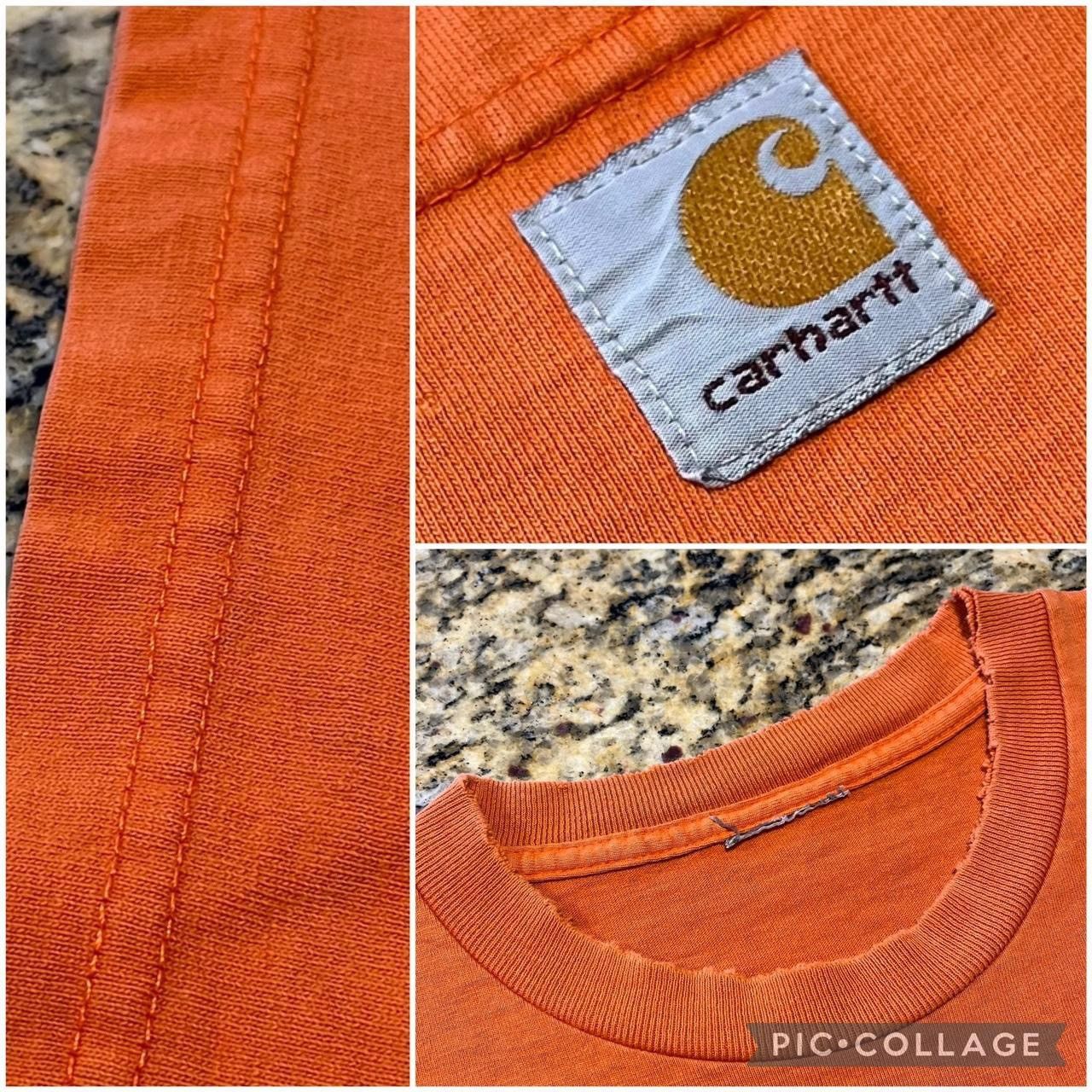 Carhartt Vintage Carhartt Pocket Style Workwear Essential Tshirt Size US L / EU 52-54 / 3 - 3 Thumbnail