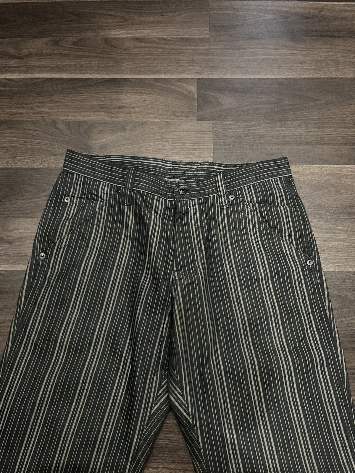 Comme des Garcons Comme Des Garcons Inspired Stripe Grey Pant Size US 31 - 3 Thumbnail