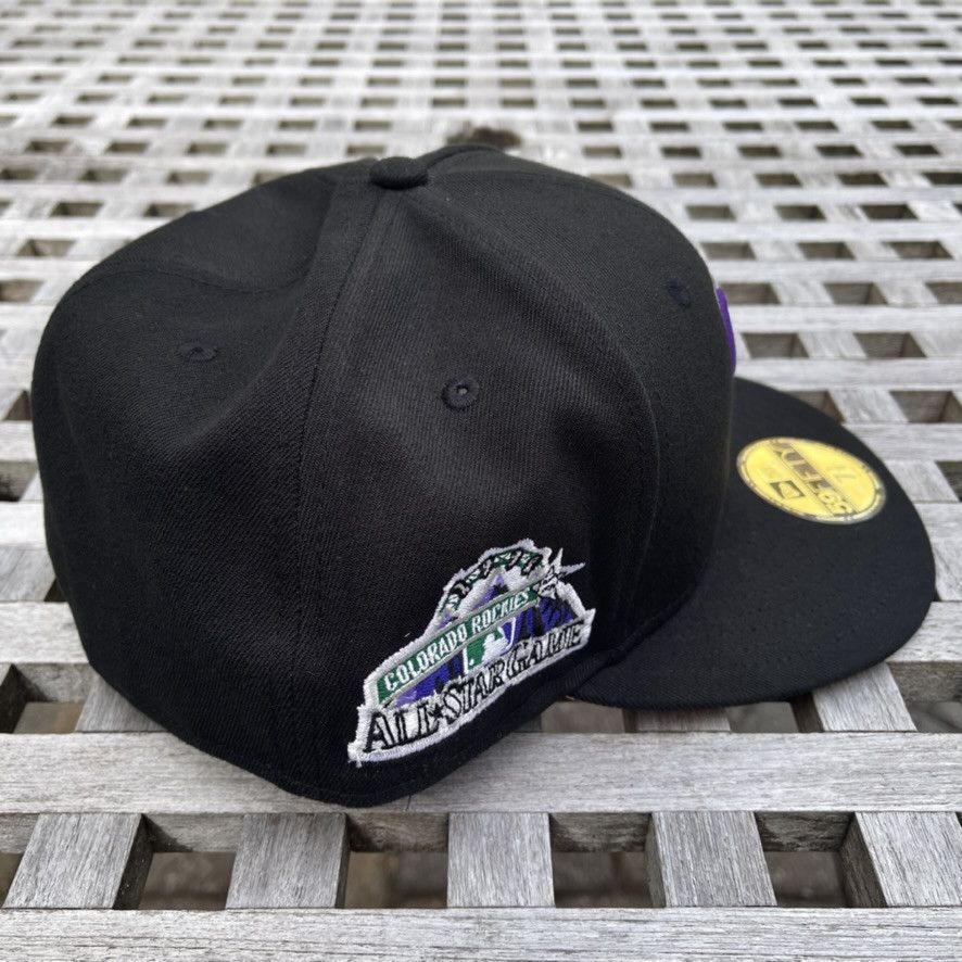 New Era Colorado Rockies 1998 ASG Patch Pink UV Hat Club 7 7/8 Size ONE SIZE - 3 Thumbnail