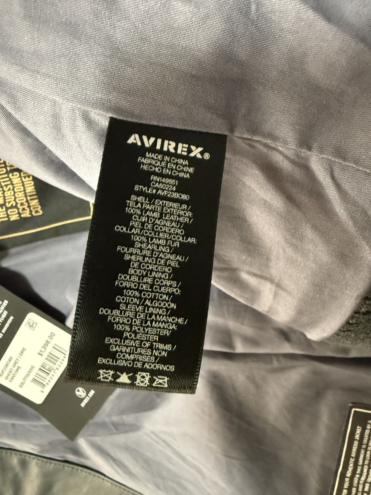 Avirex Avirex leather sherling jacket Size US XXL / EU 58 / 5 - 11 Thumbnail
