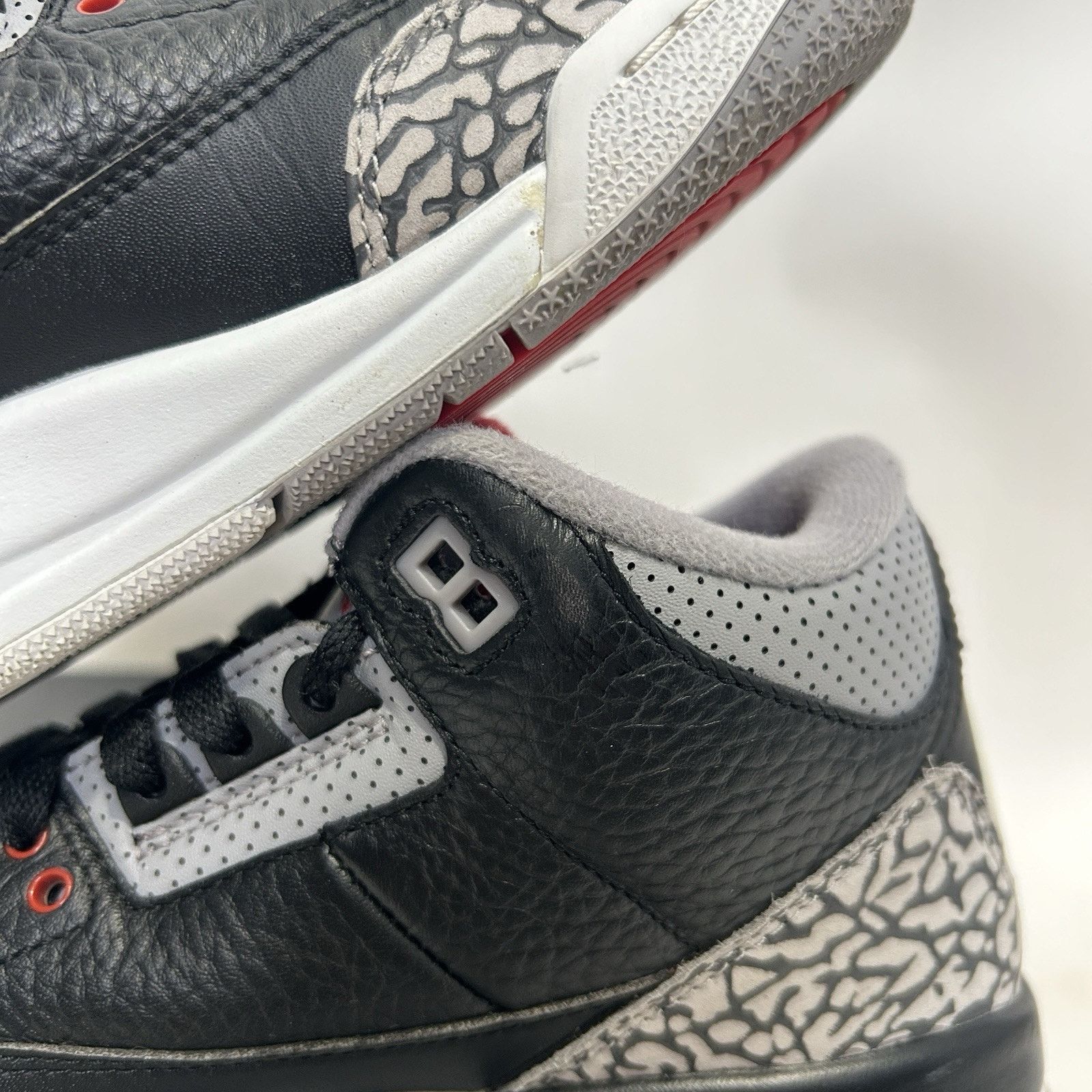 Nike Nike Air Jordan Retro 3 BG “Black Cement” 2018 Size US 6 / IT 36 - 8 Thumbnail