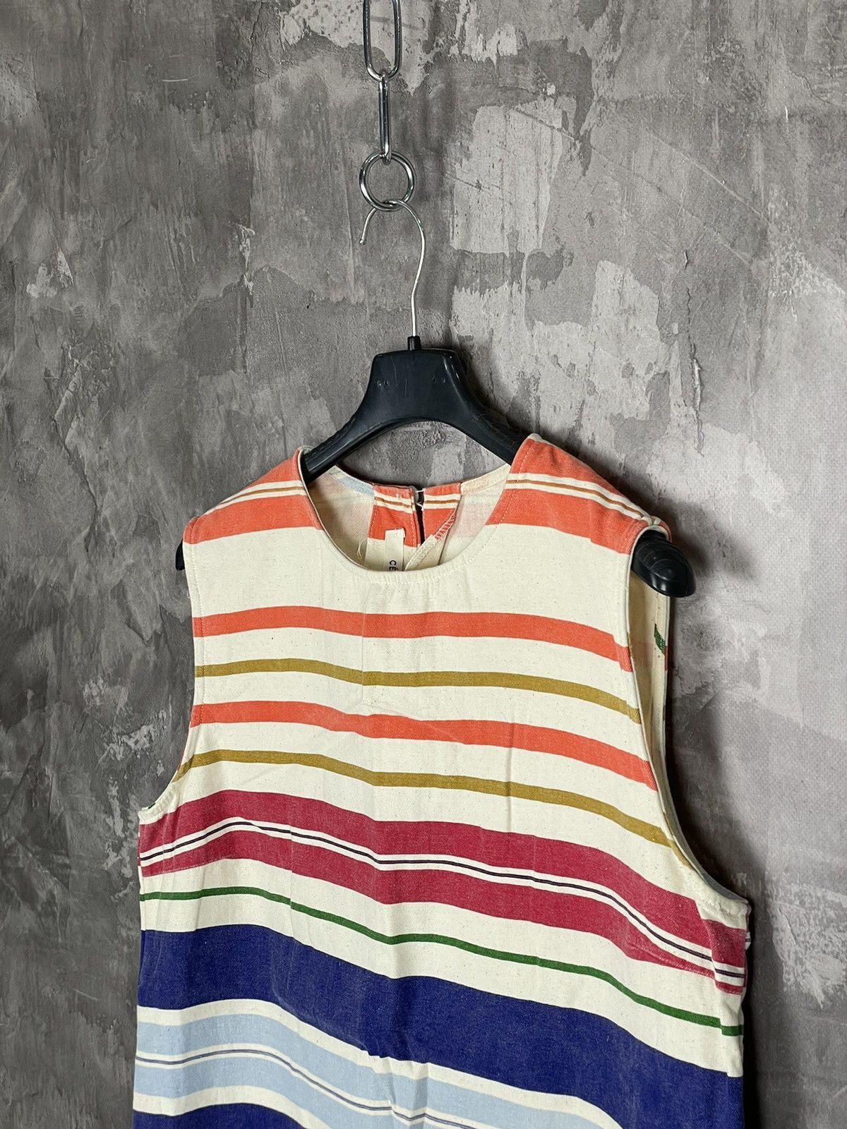Celine Vintage Celine Luxury Cotton Sleeveless Blouse Size S / US 4 / IT 40 - 6 Thumbnail