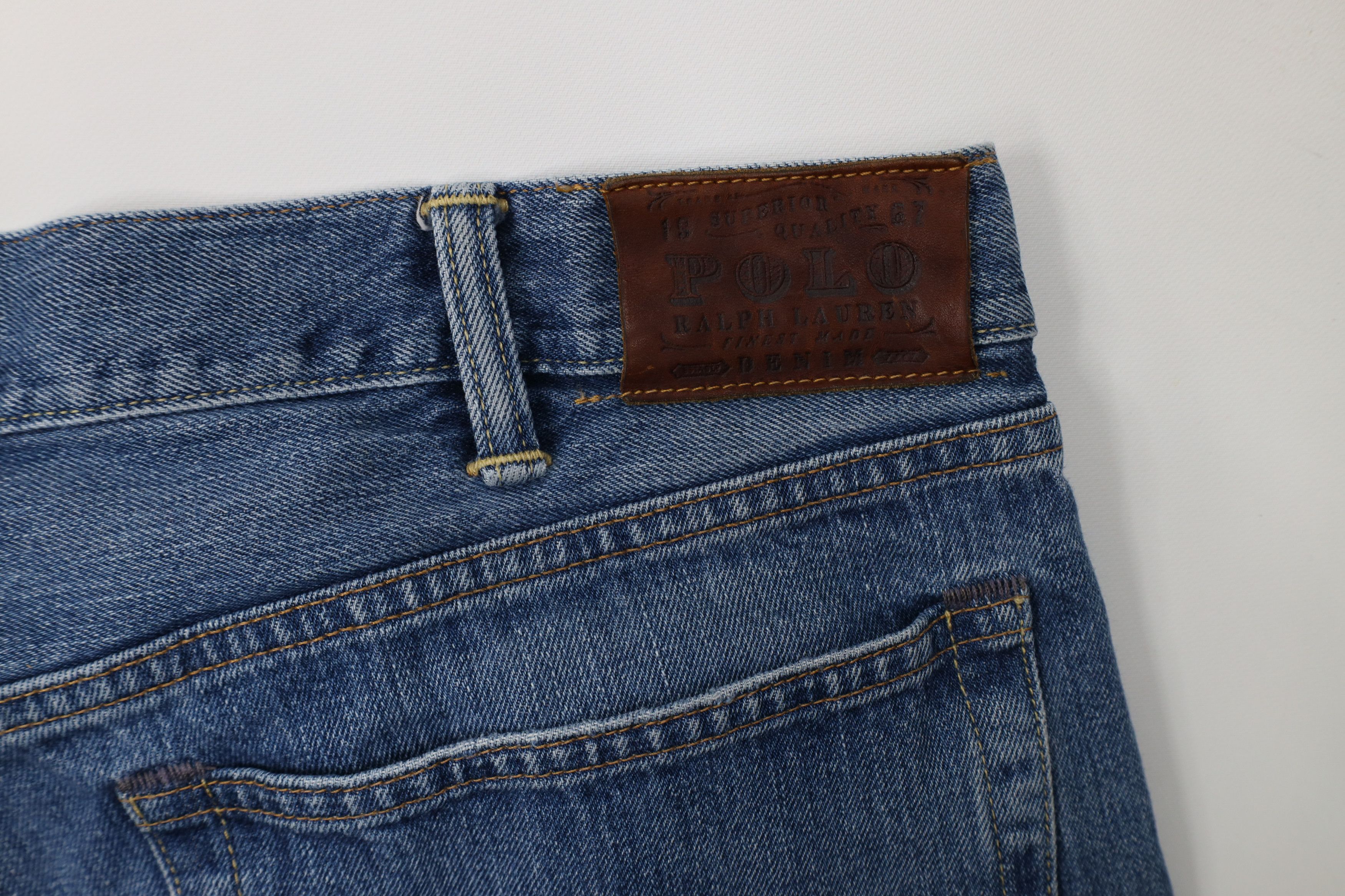 Ralph Lauren Vintage 90s Y2K Ralph Lauren Fit Wide Leg Denim Jeans Blue Size US 40 / EU 56 - 14 Thumbnail
