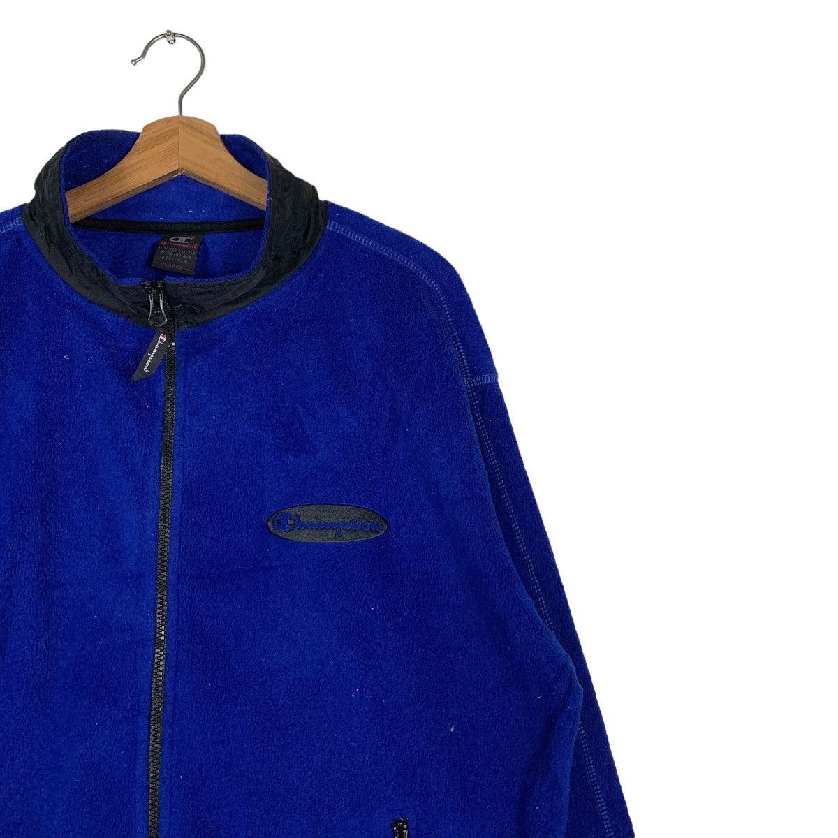 Champion Vintage Champion Embroidery Logo Blue Fleece Jacket #0004-C1 Size US L / EU 52-54 / 3 - 6 Thumbnail