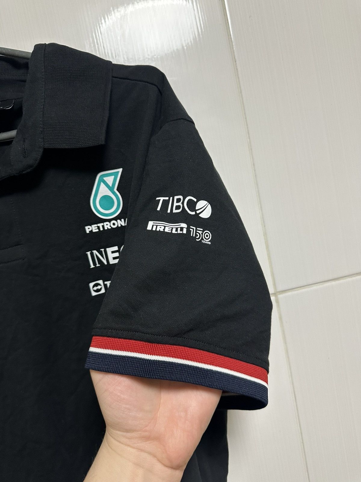 Formula 1 × Vintage Mercedes Polo Shirt AMG Petronas F1 Team Men's 2023 size XL Size US XL / EU 56 / 4 - 7 Thumbnail