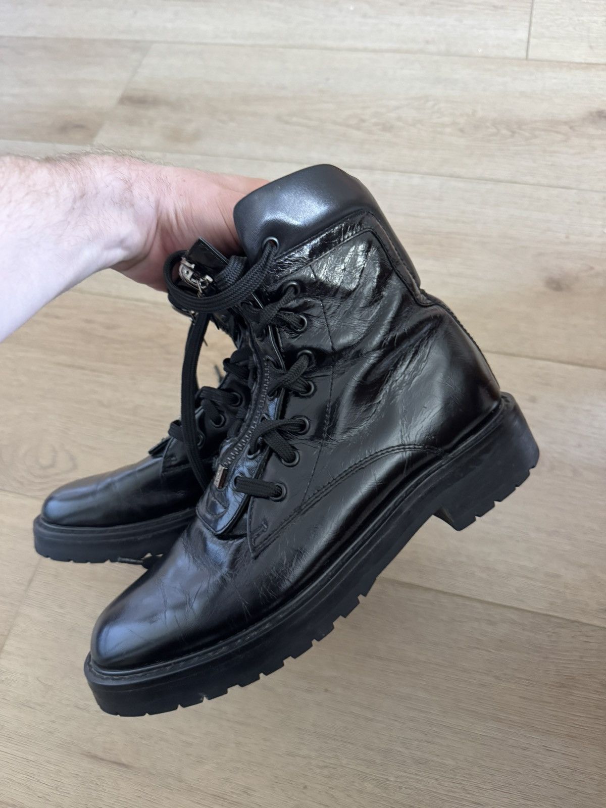 Saint Laurent Paris William Combat Boots Size US 7 / EU 40 - 6 Thumbnail