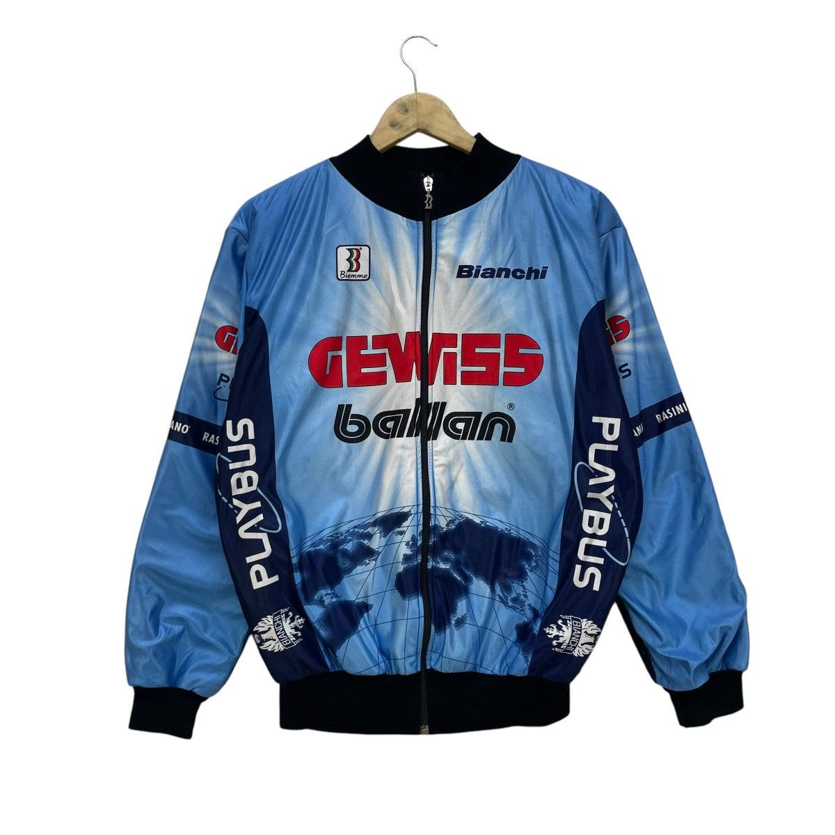 Luigi Bianchi × Vintage 💥Vintage 90s Bianci Basikal Jacket Made In Italy Size US M / EU 48-50 / 2 - 1 Thumbnail