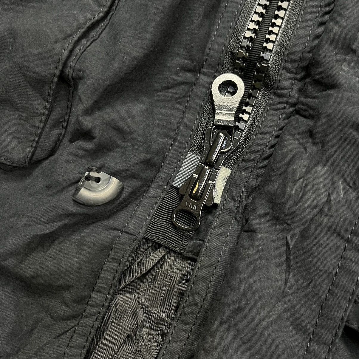 14th Addiction 2000s Morgan Homme - Raccon Fur Cargo Hoodie Size US M / EU 48-50 / 2 - 9 Thumbnail