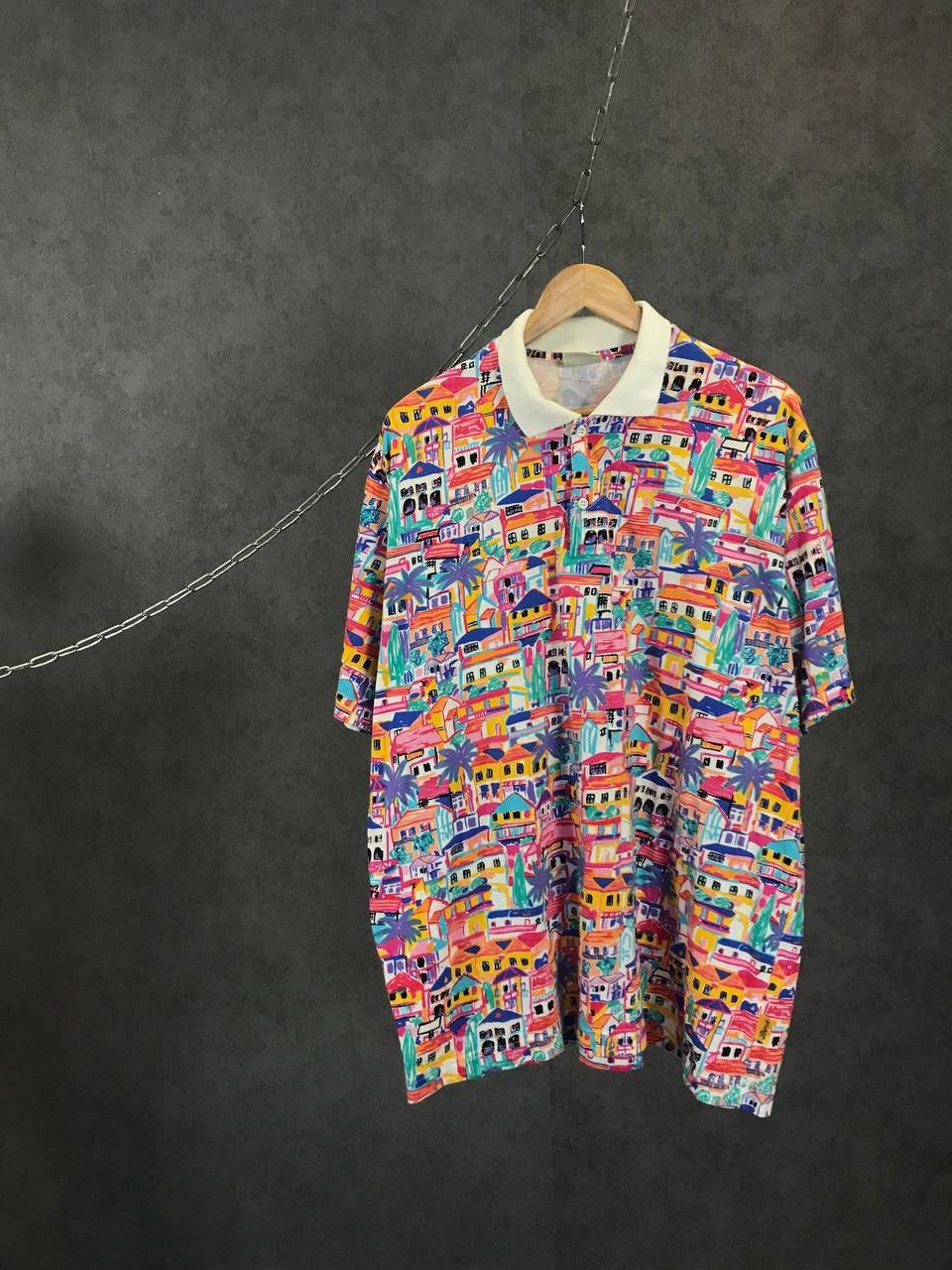 Designer Key Done vintage designer crazy made in Australia polo tee Size US XL / EU 56 / 4 - 1 Thumbnail