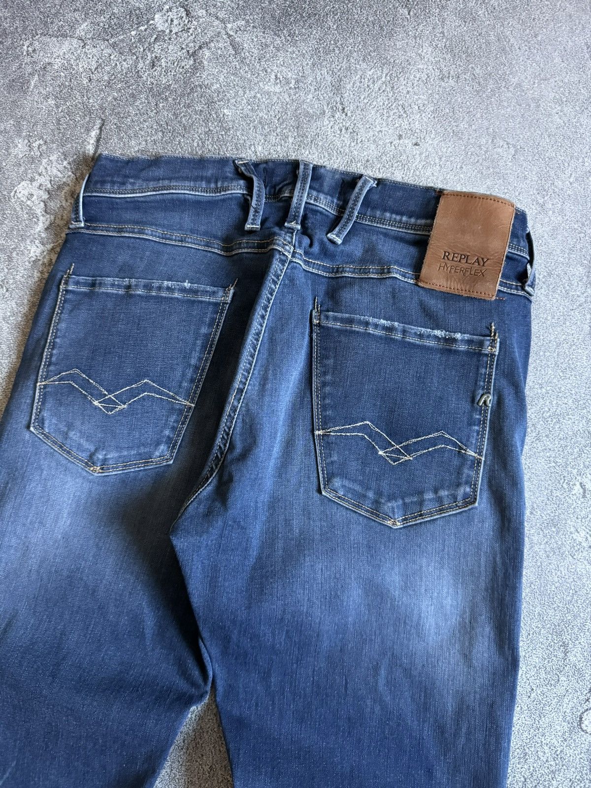 Replay Replay 30/32 Anbass distressed jeans denim pants trousers Size US 30 / EU 46 - 11 Thumbnail