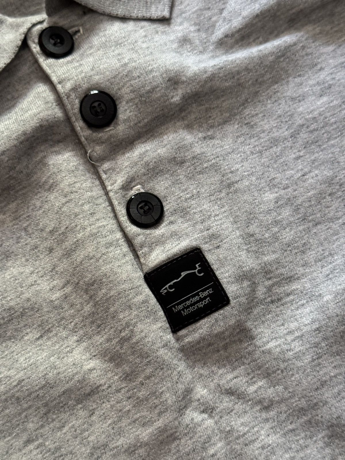 Mercedes-Benz Vintage 90’s Mercedes Benz Baggy Racing Polo y2k Sweatshirt Size US XL / EU 56 / 4 - 3 Thumbnail