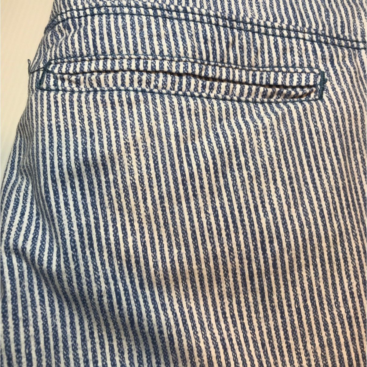 Other Intro by Jonathan Rose Striped Mid Rise Bermuda Shorts 12 Size 34" / US 12 / IT 48 - 9 Thumbnail
